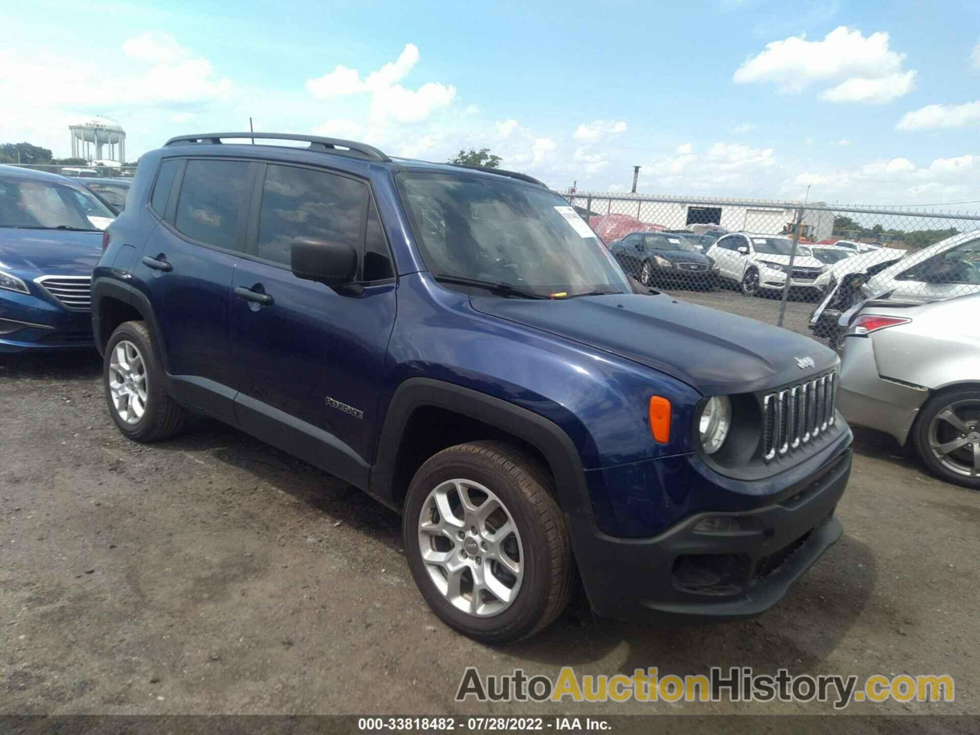 JEEP RENEGADE SPORT, ZACCJBAB9JPJ50588