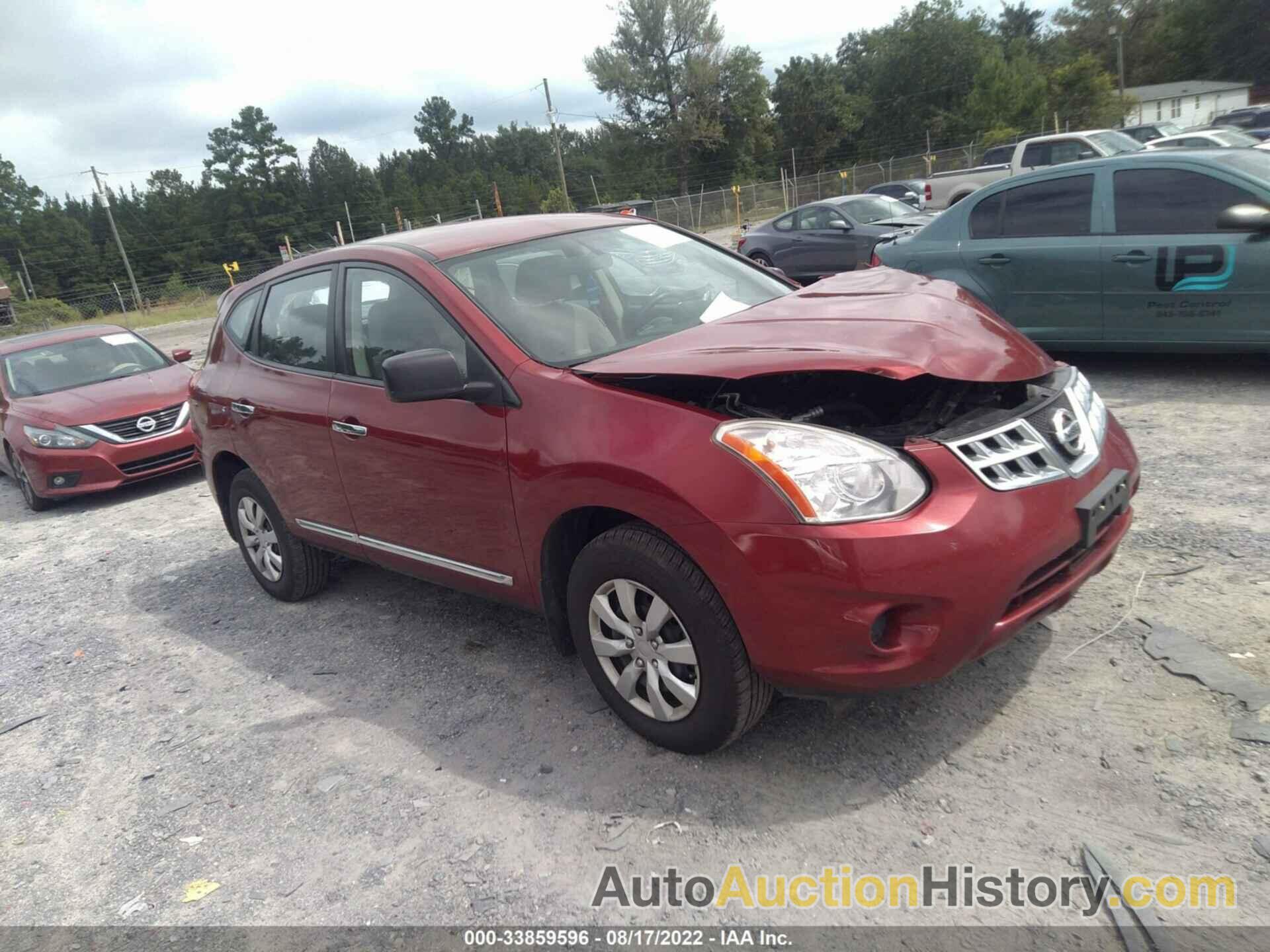 NISSAN ROGUE S, JN8AS5MT9DW540812