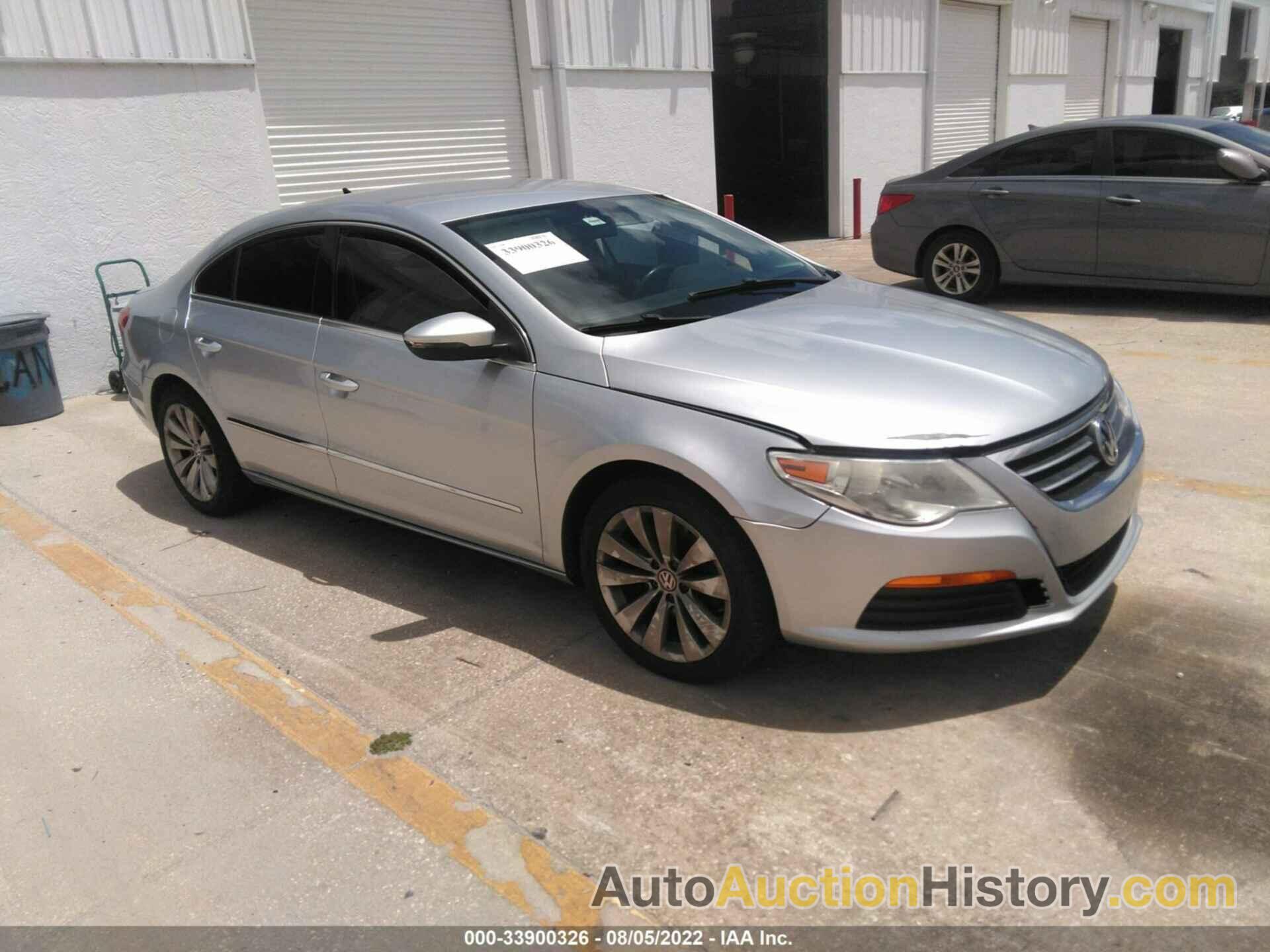 VOLKSWAGEN CC SPORT PZEV, WVWMP7AN5CE543786