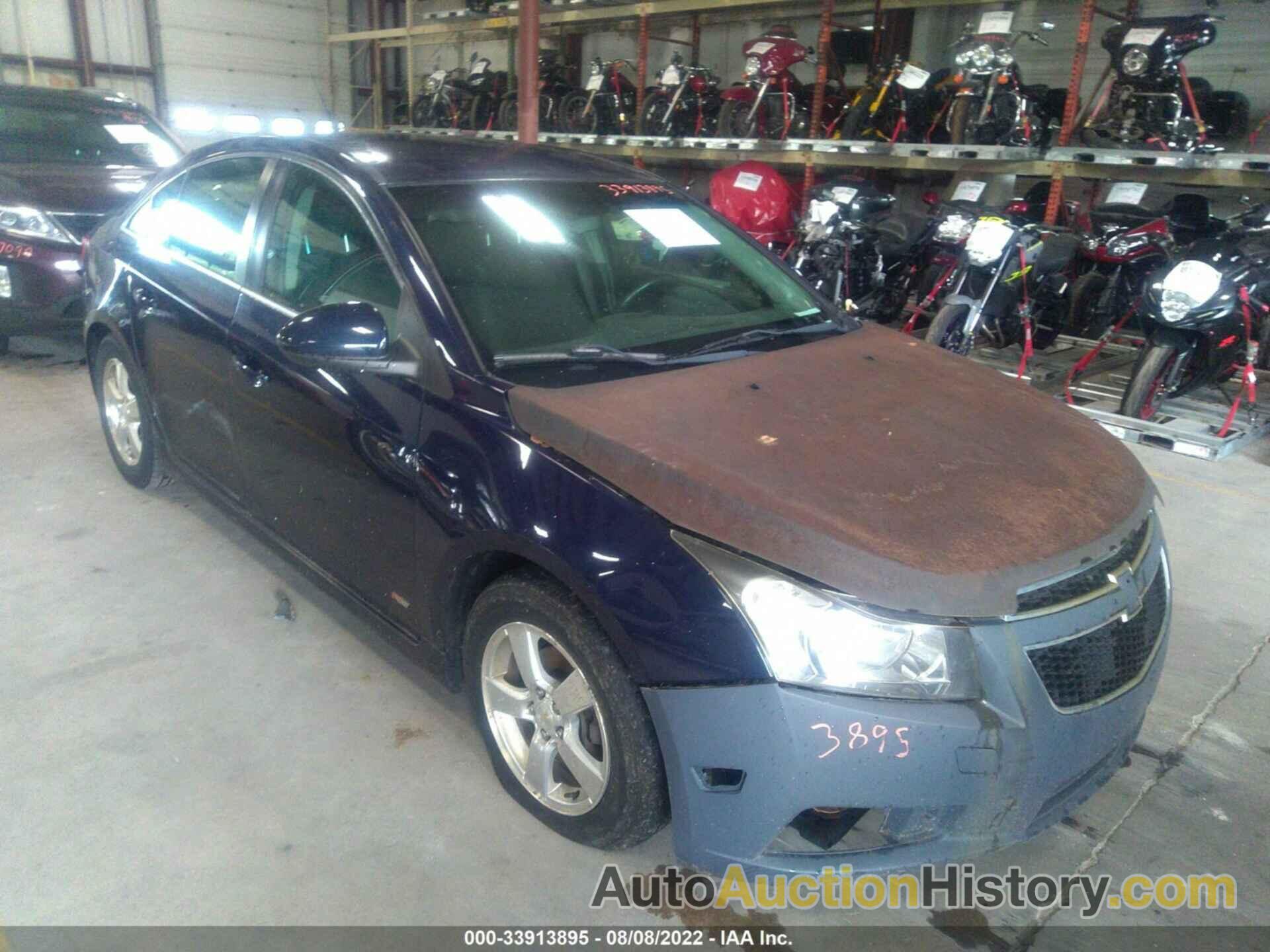 CHEVROLET CRUZE LT W/1LT, 1G1PF5S90B7220585