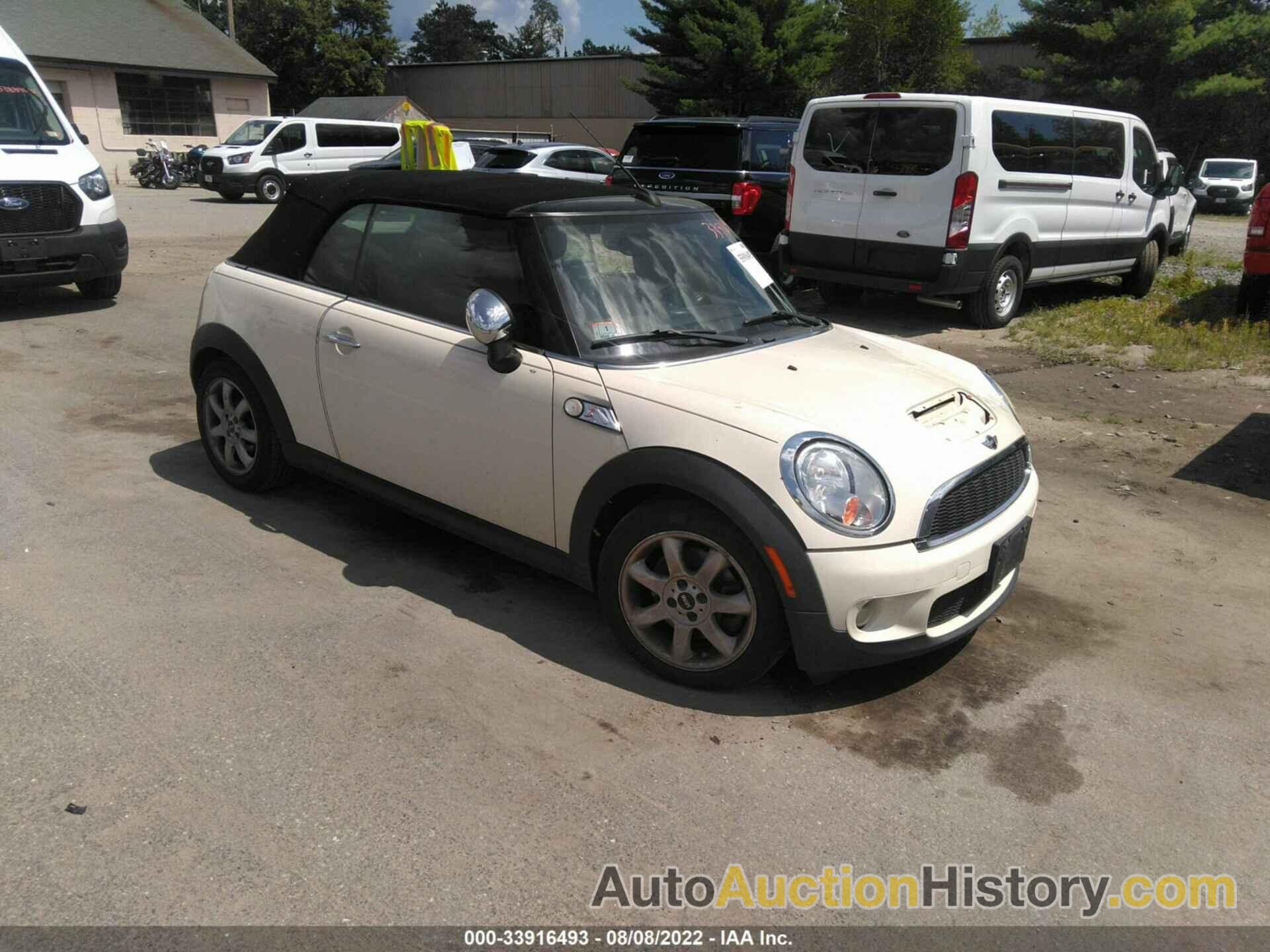 MINI COOPER CONVERTIBLE S, WMWMS3C59ATY08624