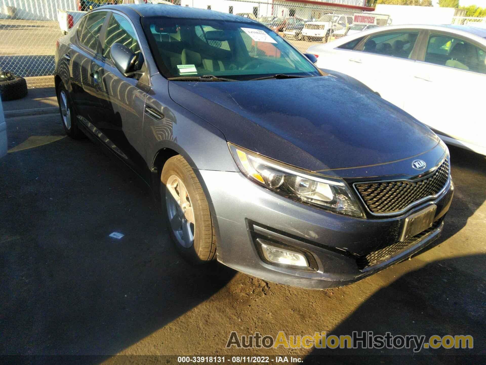 KIA OPTIMA LX, 5XXGM4A70FG484054