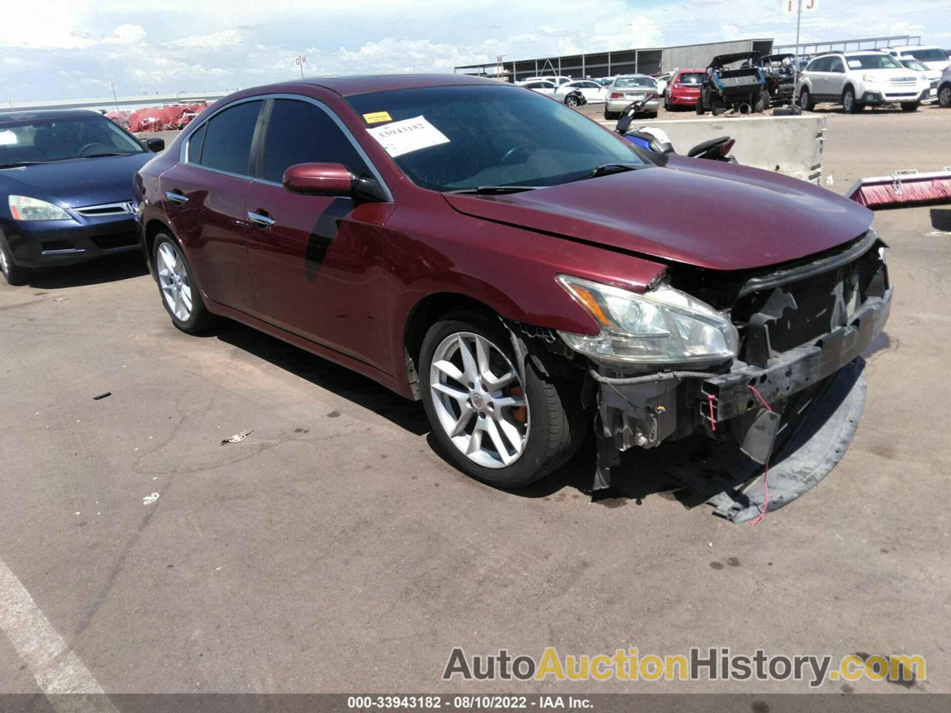 NISSAN MAXIMA 3.5 S, 1N4AA5AP0CC833817