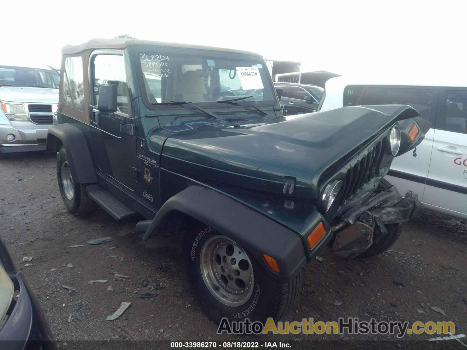 JEEP WRANGLER SAHARA, 1J4FY49S0XP430461