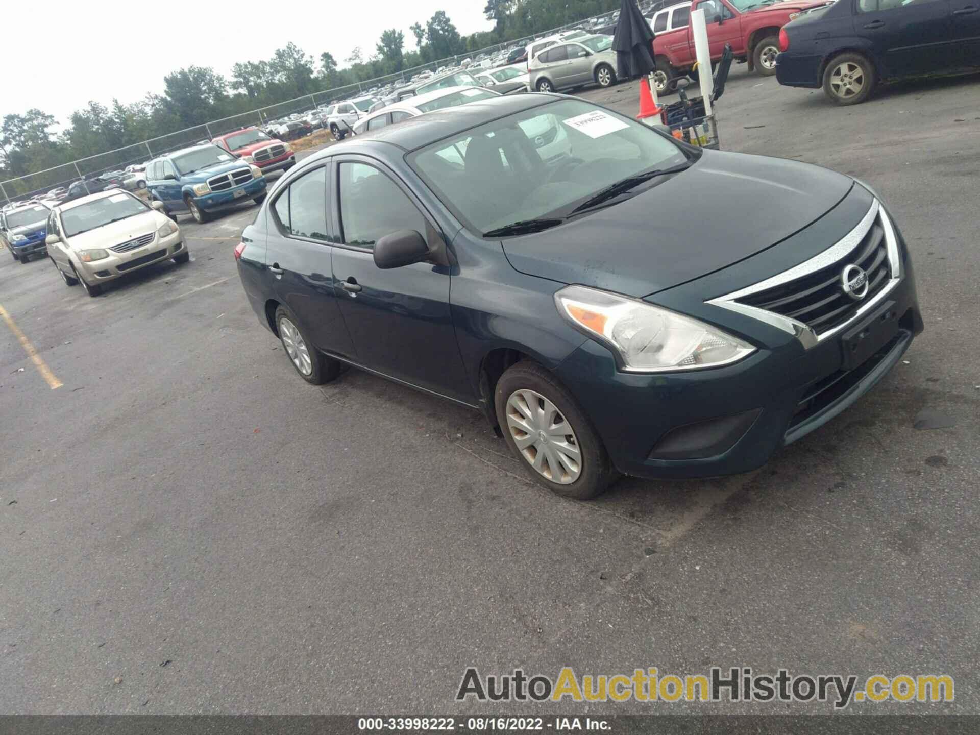 NISSAN VERSA S, 3N1CN7AP3FL820400