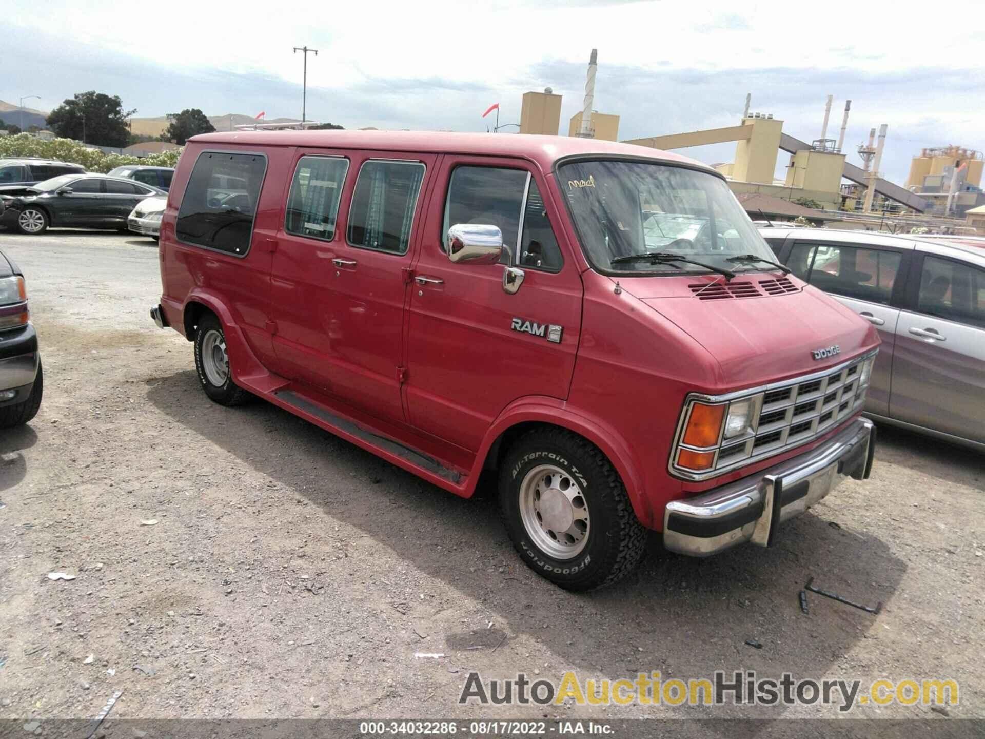 DODGE RAM VAN B250, 2B6HB21Z1LK732179