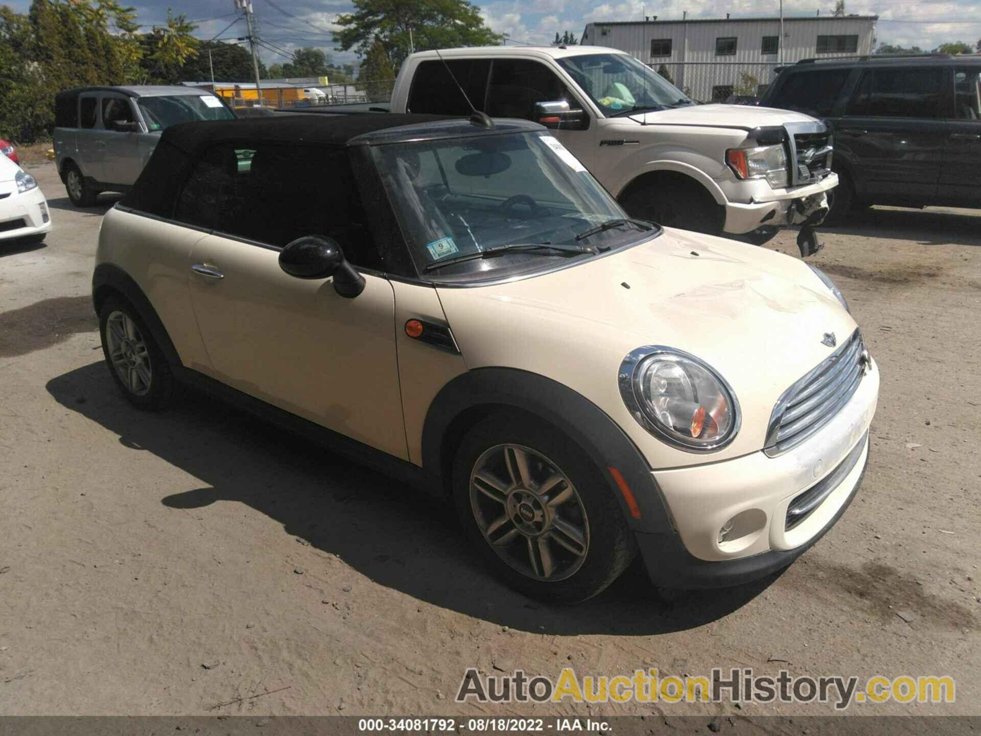 MINI COOPER CONVERTIBLE, WMWZN3C51ET861269