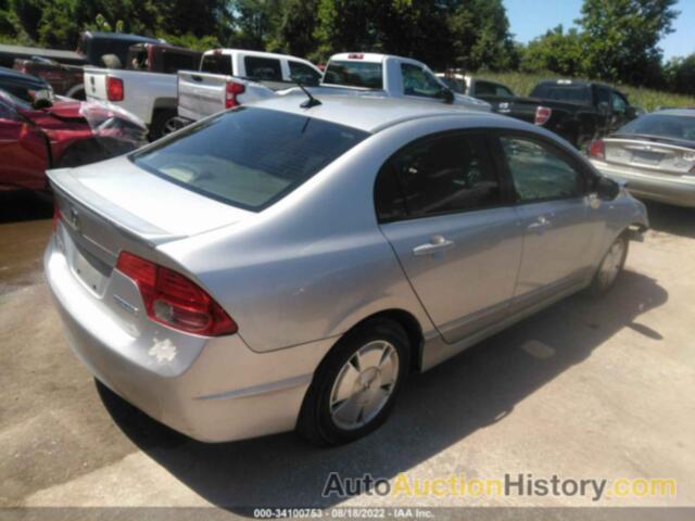 HONDA CIVIC HYBRID, JHMFA36298S015709