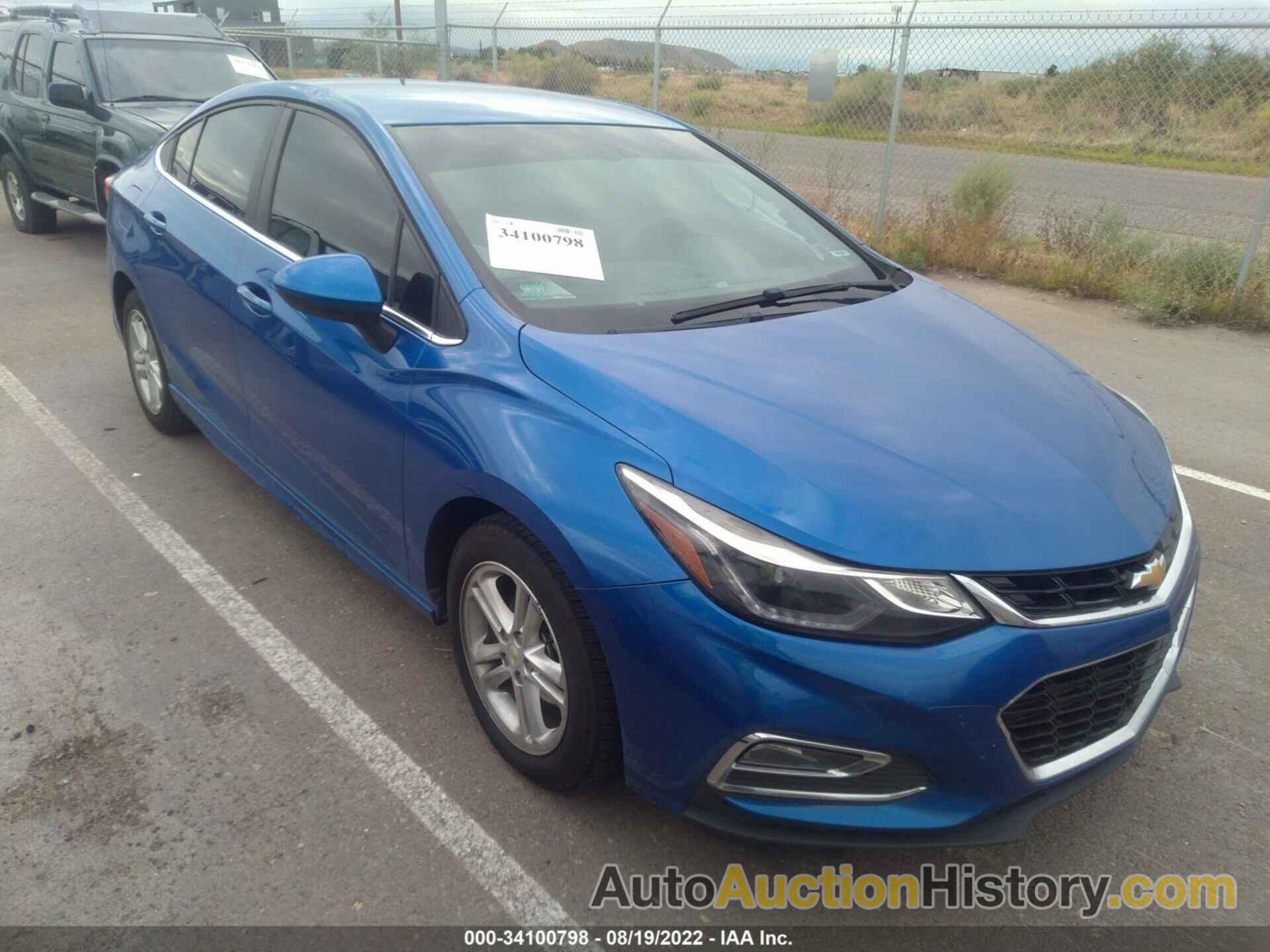 CHEVROLET CRUZE LT, 1G1BE5SM7H7105167