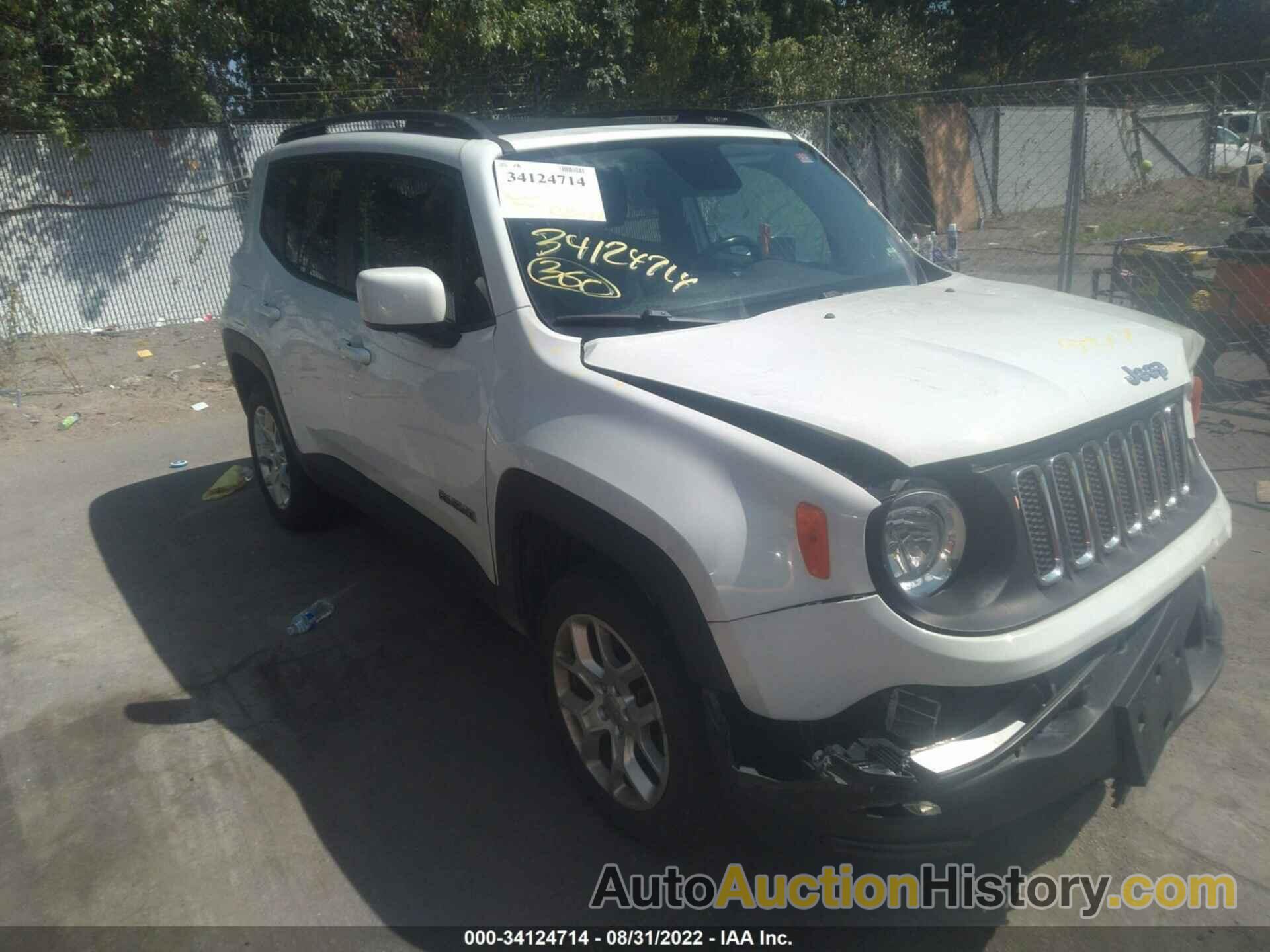 JEEP RENEGADE LATITUDE, ZACCJBBB6HPG16361