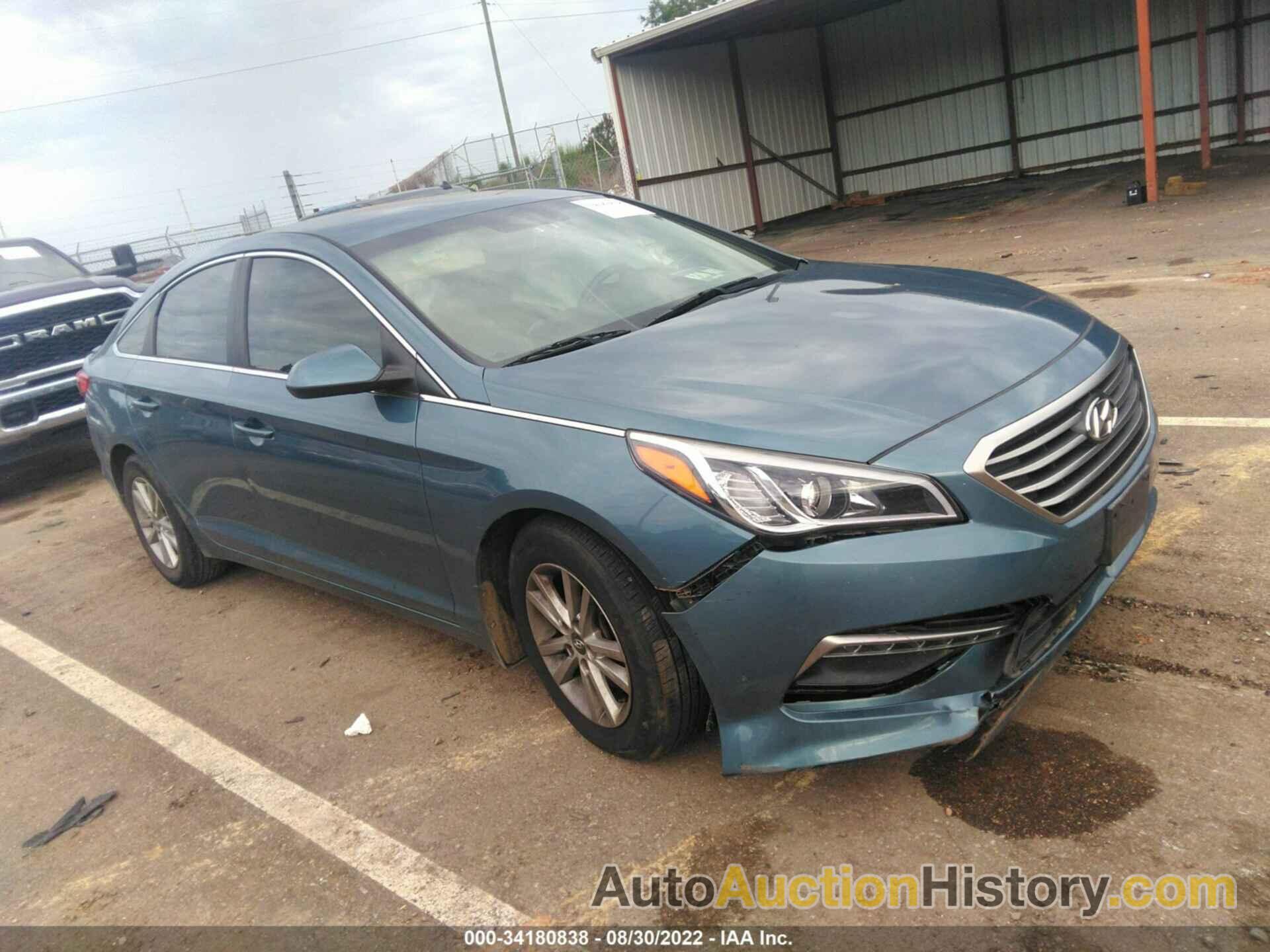 HYUNDAI SONATA 2.4L SE, 5NPE24AF6FH056983