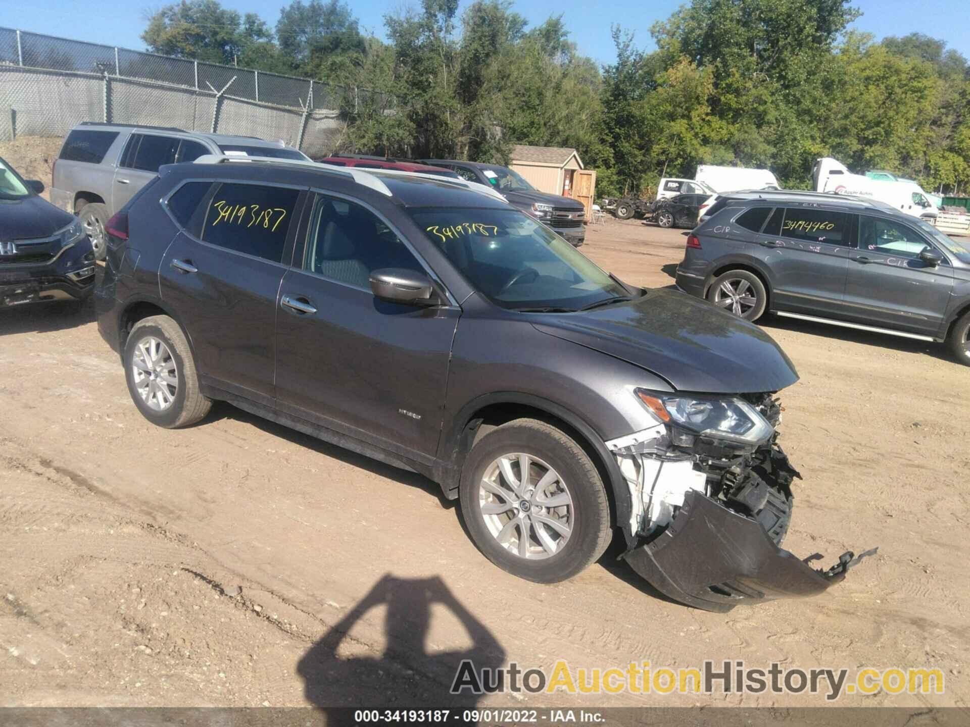 NISSAN ROGUE SV HYBRID, 5N1ET2MV7KC748532