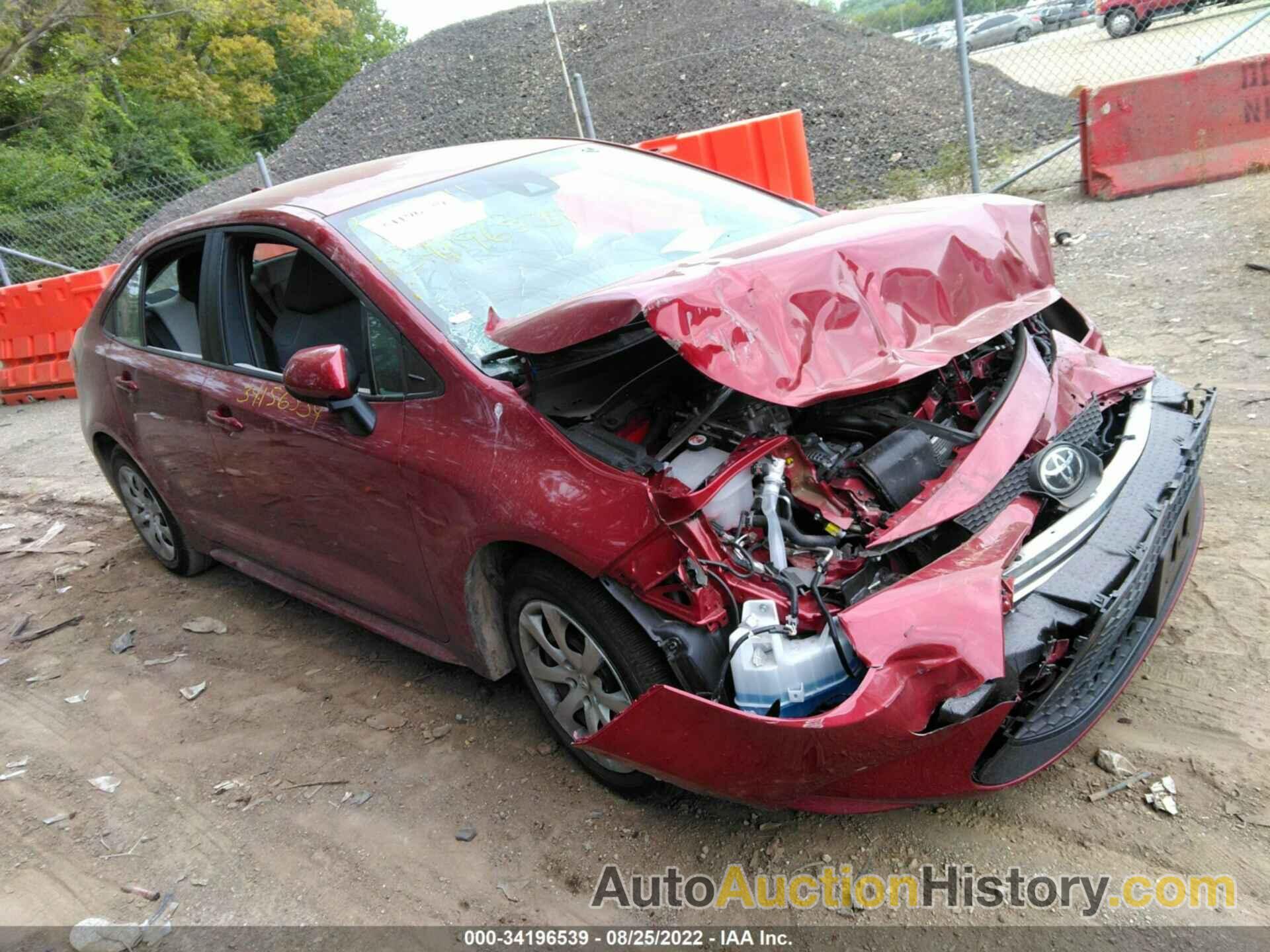 TOYOTA COROLLA LE, 5YFEPMAE2NP329878