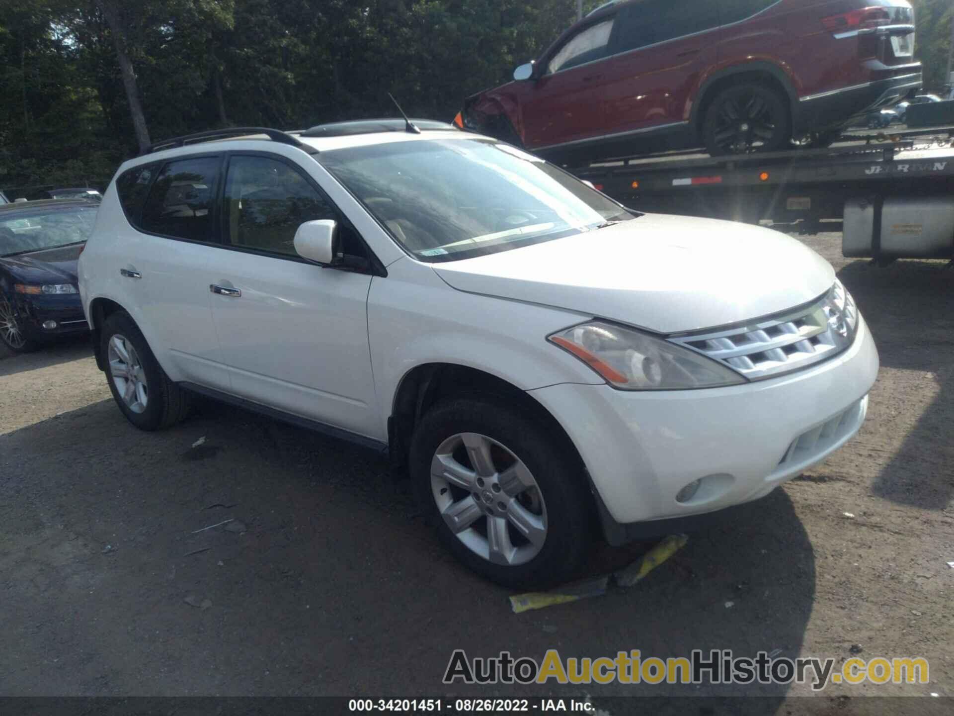 NISSAN MURANO SL, JN8AZ08WX4W322638