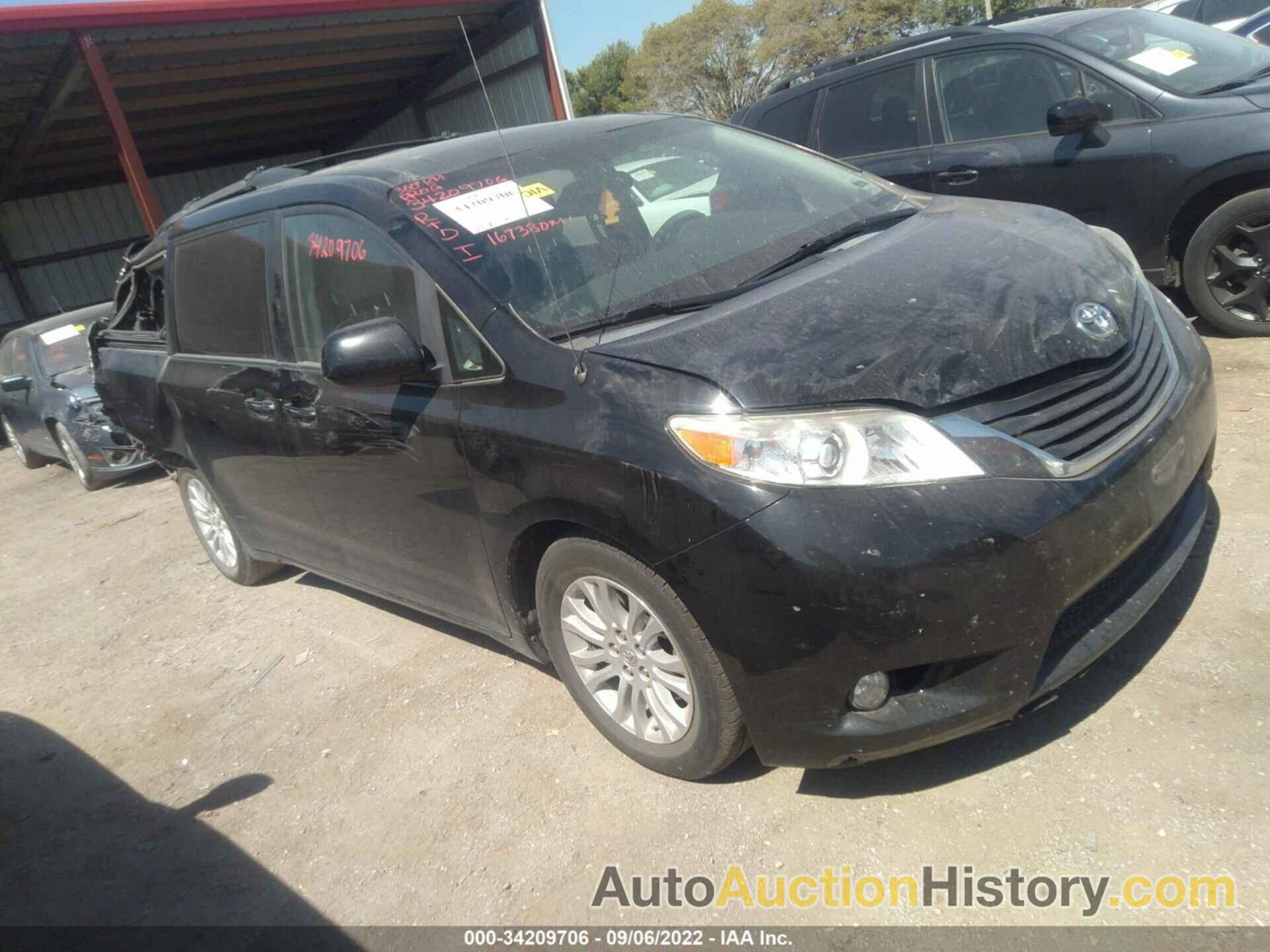 TOYOTA SIENNA XLE/XLE AAS/LTD, 5TDYK3DC7ES448307