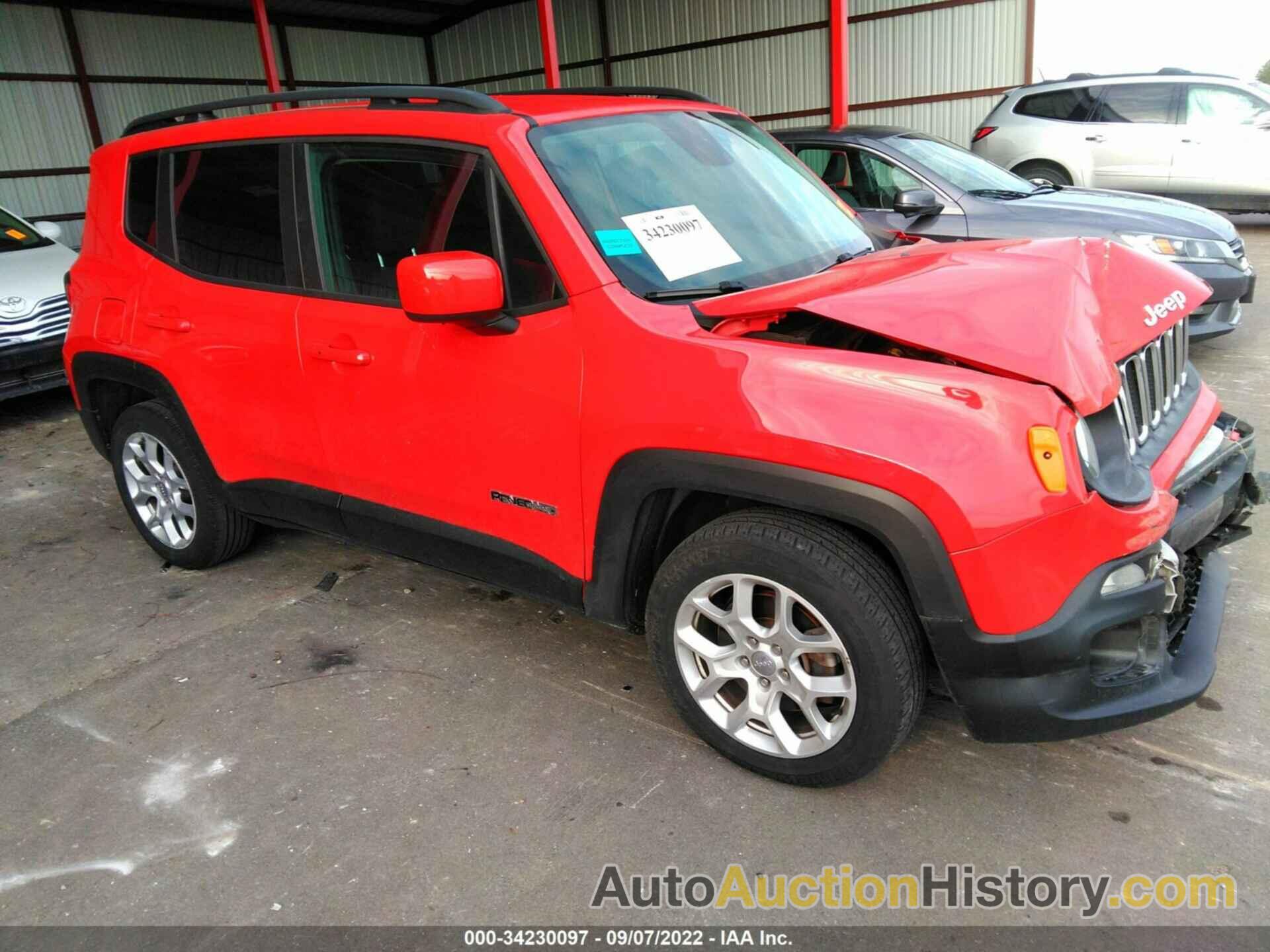 JEEP RENEGADE LATITUDE, ZACCJABT4GPC91811