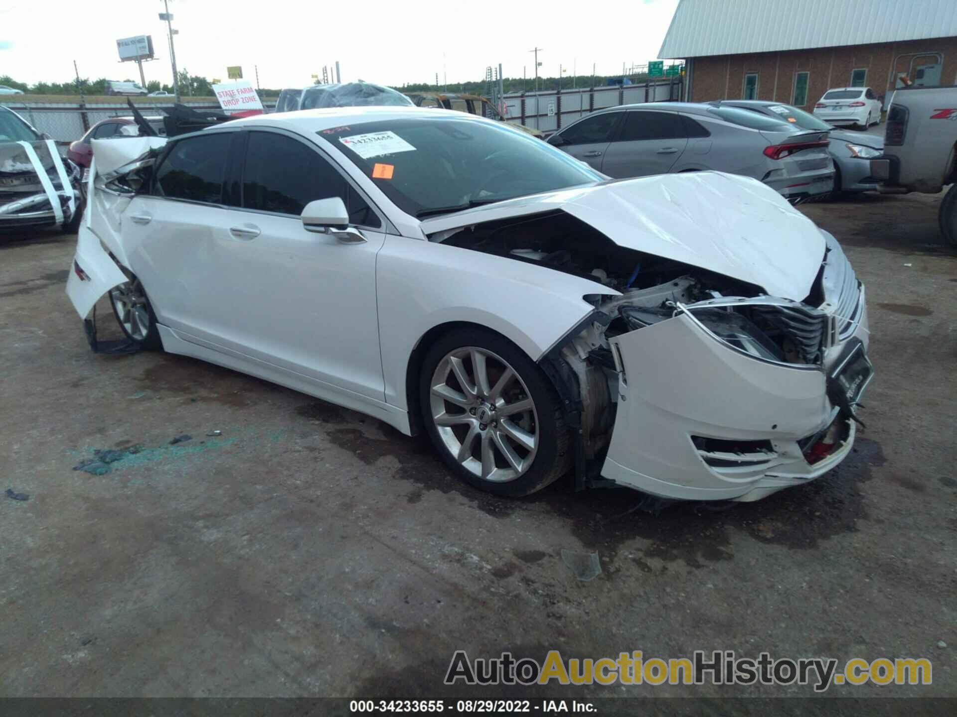 LINCOLN MKZ, 3LN6L2G99FR618603