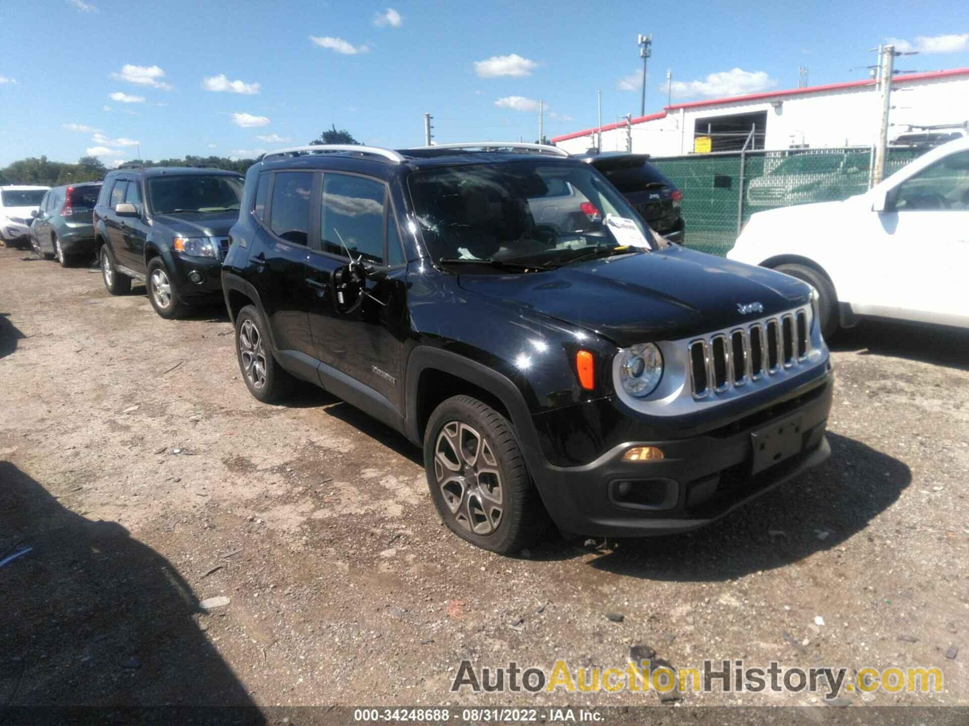 JEEP RENEGADE LIMITED, ZACCJBDB7JPH50251