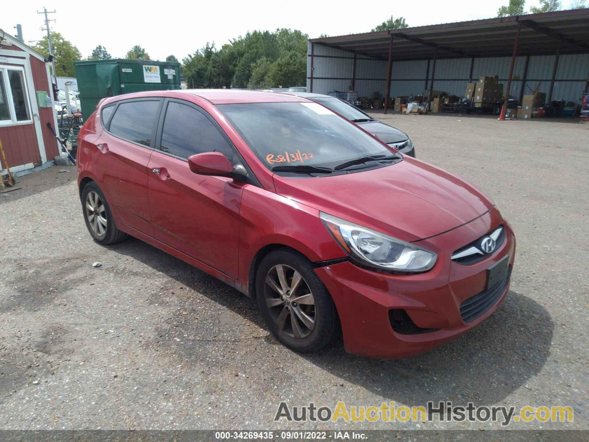 HYUNDAI ACCENT SE, KMHCU5AE1CU018332