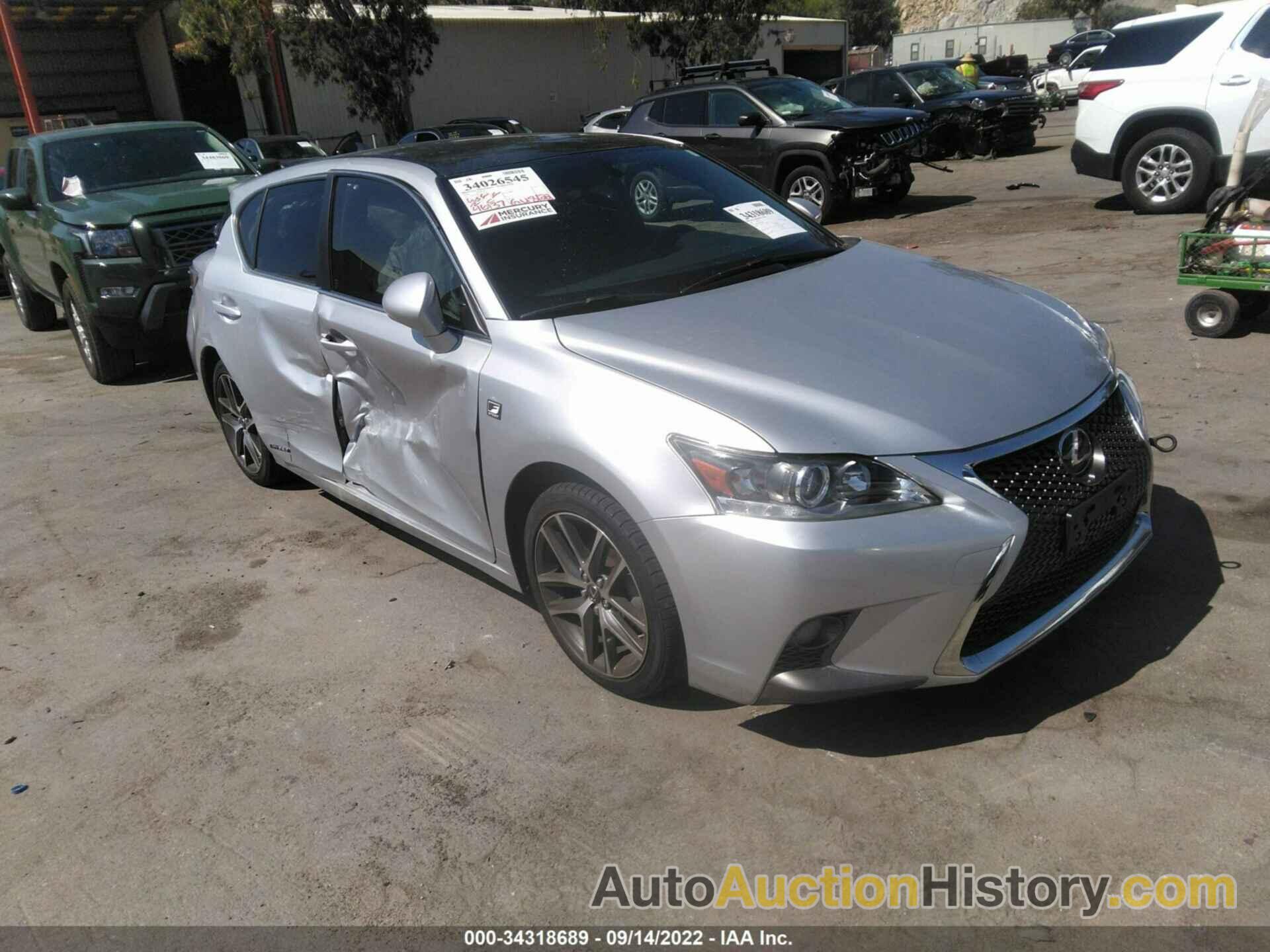 LEXUS CT 200H HYBRID, JTHKD5BH3G2257809