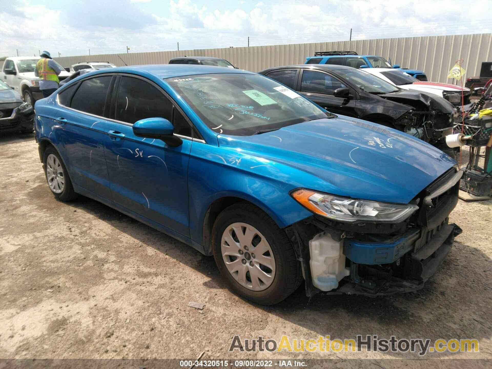 FORD FUSION S, 3FA6P0G79KR249883