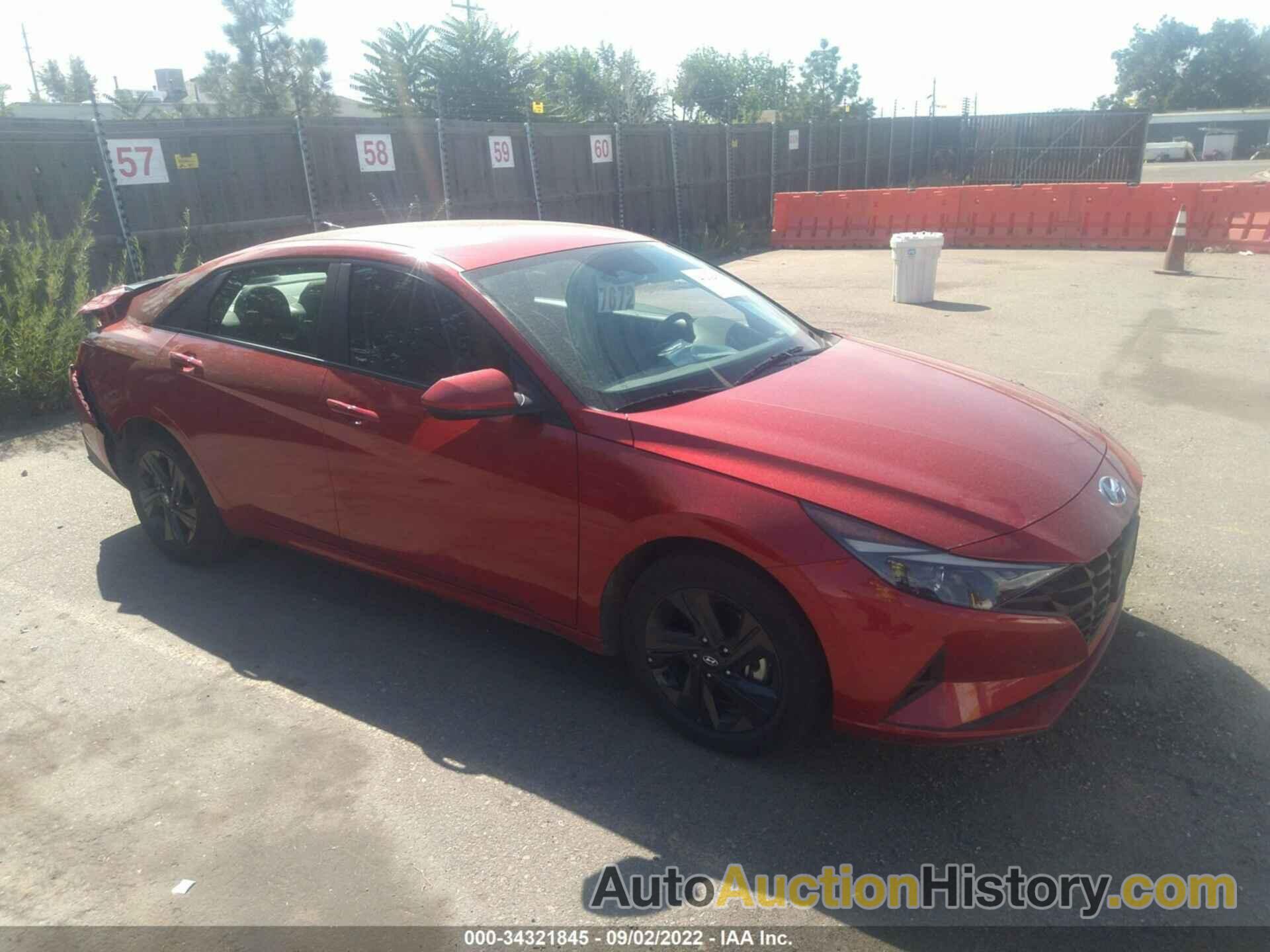 HYUNDAI ELANTRA SEL, 5NPLM4AG5NH070494