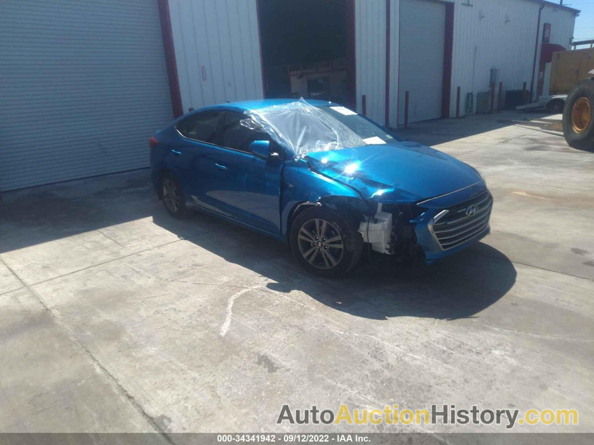 HYUNDAI ELANTRA SEL, 5NPD84LF4JH235894