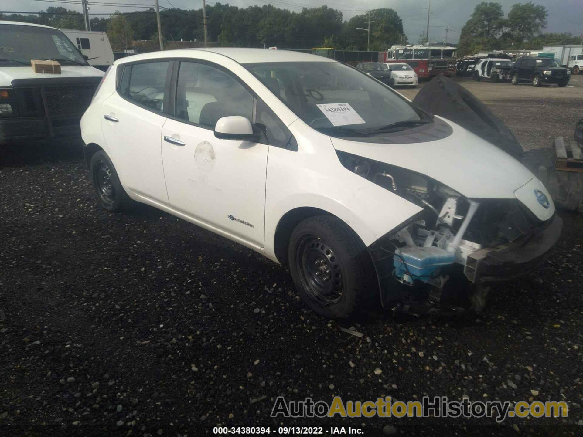 NISSAN LEAF S/SL/SV, 1N4AZ0CP4GC311822