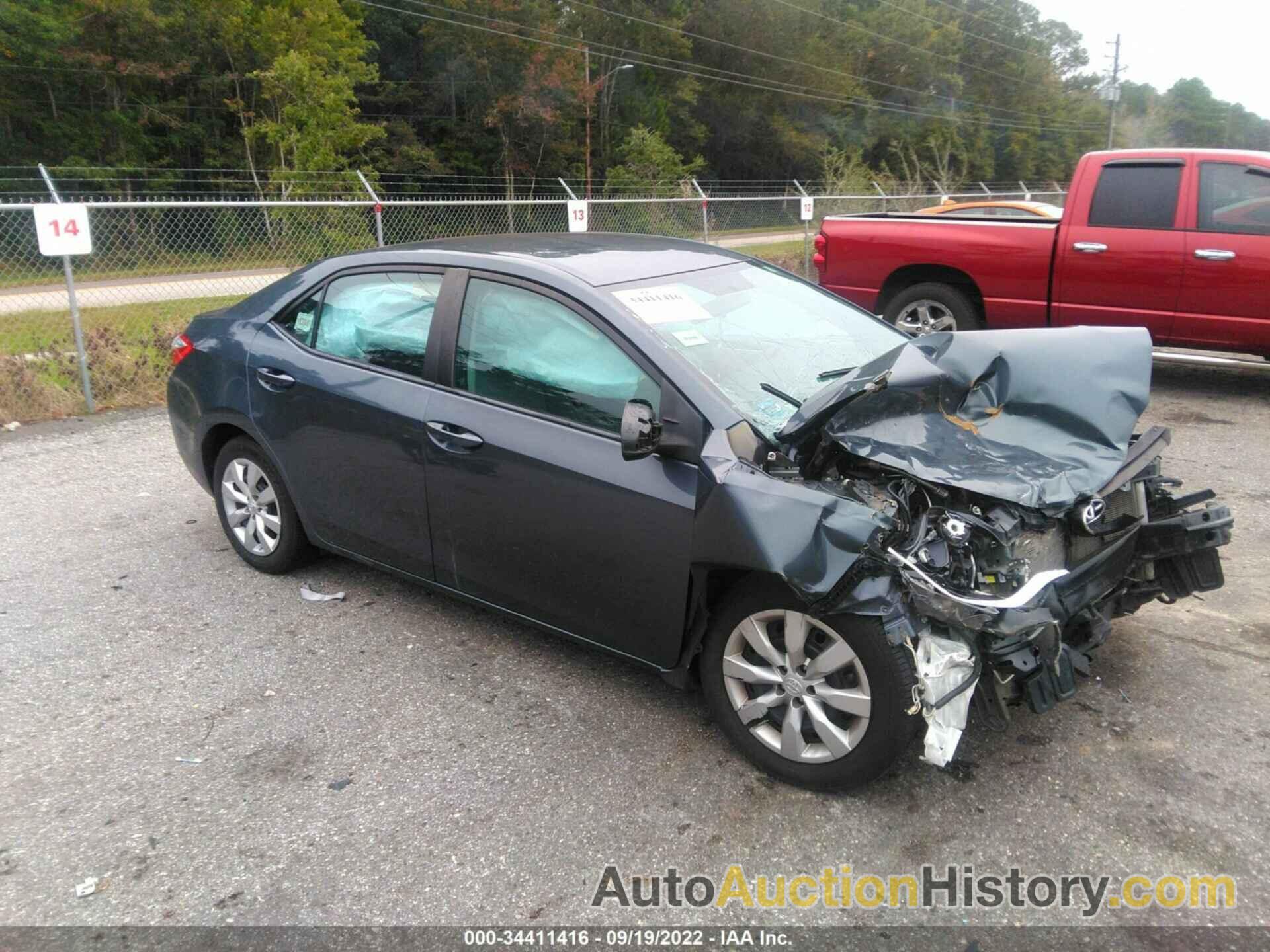 TOYOTA COROLLA LE, 5YFBURHE1EP137317