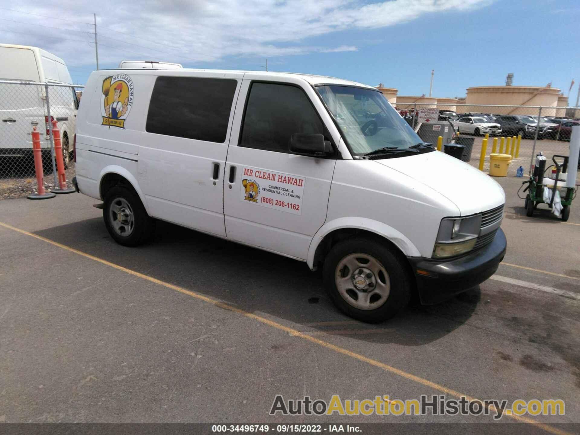 CHEVROLET ASTRO CARGO VAN, 1GCDM19X35B109141