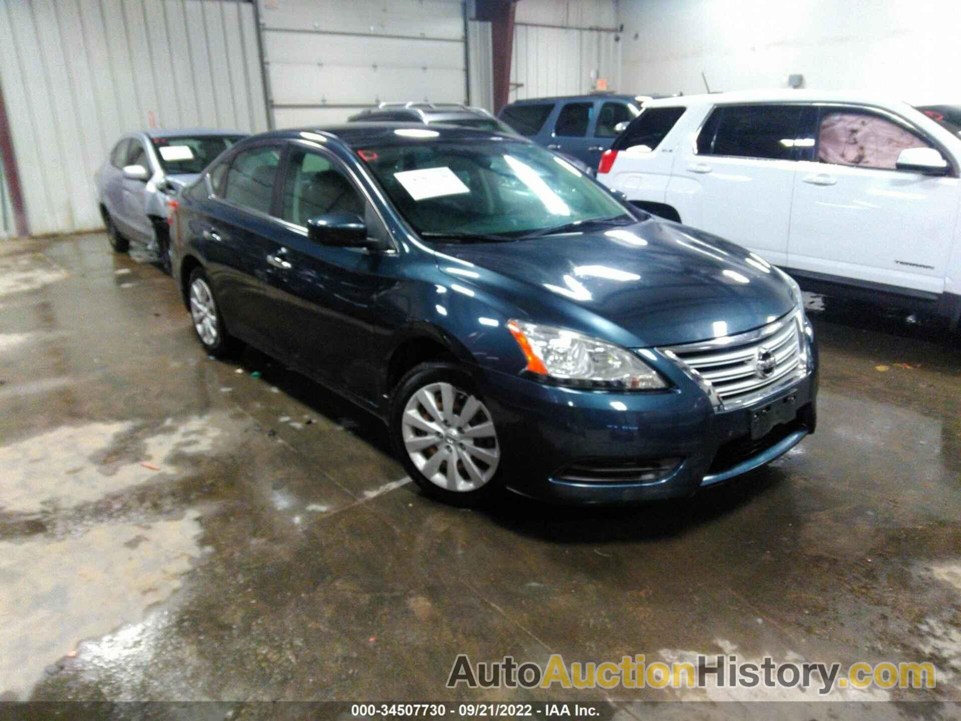 NISSAN SENTRA SV, 3N1AB7APXDL717794