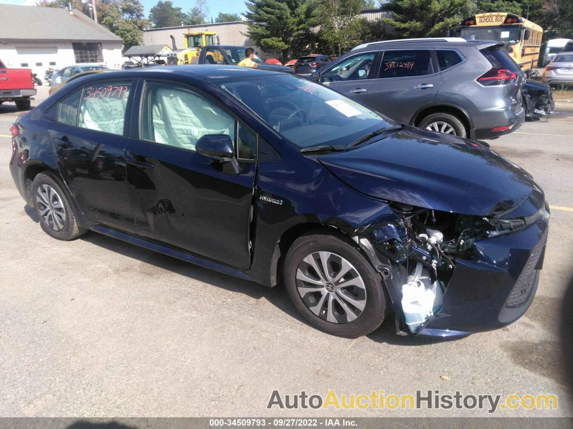 TOYOTA COROLLA HYBRID LE, JTDEAMDE4MJ015696