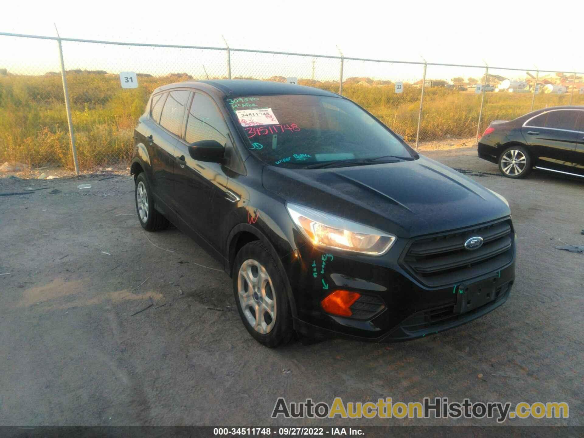 FORD ESCAPE S, 1FMCU0F78HUE53921