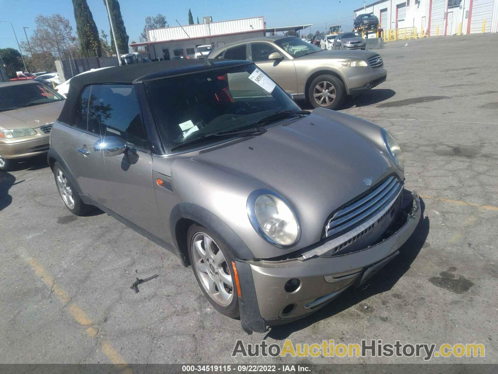 MINI COOPER CONVERTIBLE, WMWRF33598TG19480