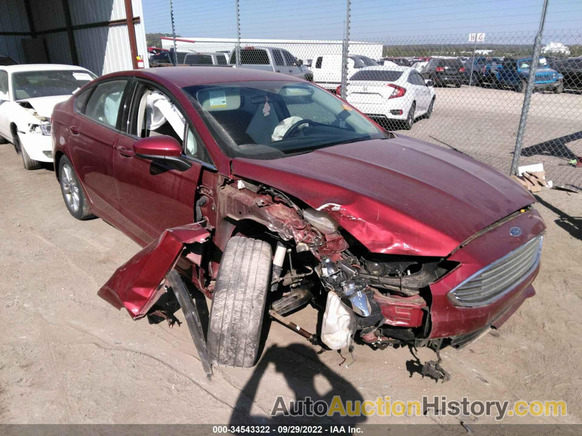 FORD FUSION SE, 3FA6P0H73HR367077