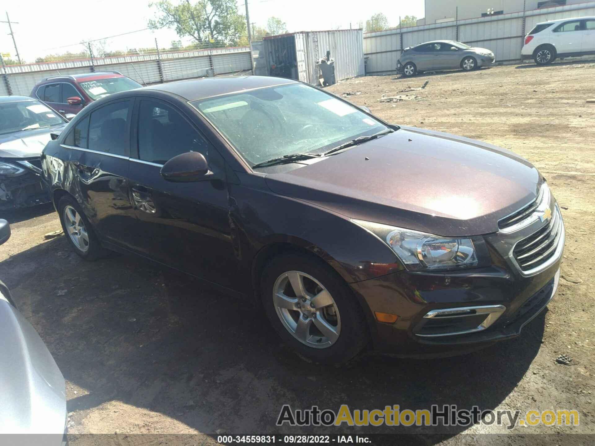 CHEVROLET CRUZE LT, 1G1PC5SB7F7252144