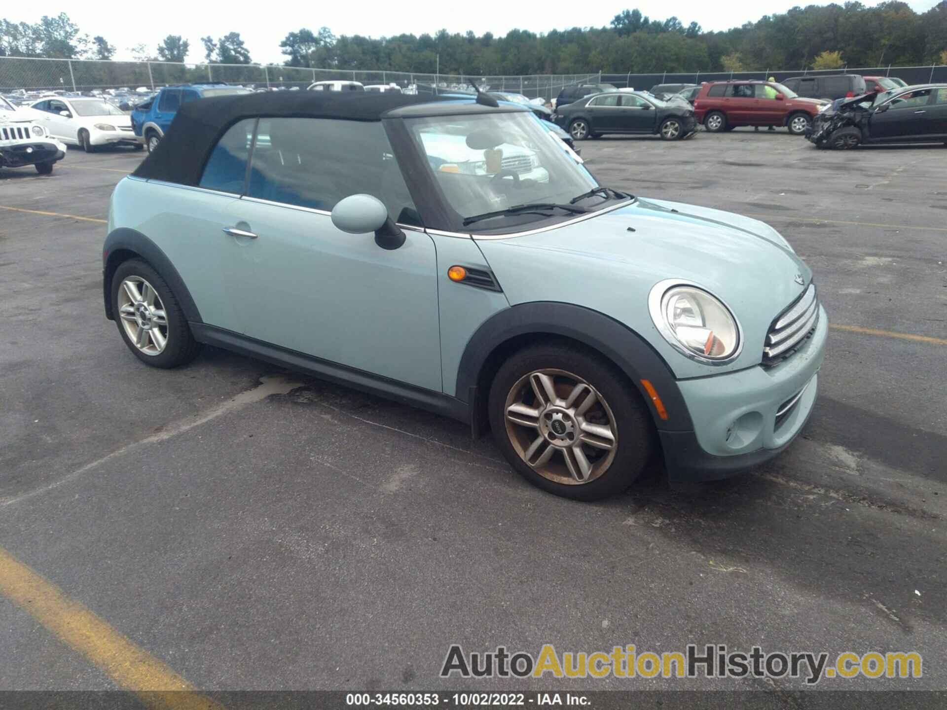 MINI COOPER CONVERTIBLE, WMWZN3C50DT265939