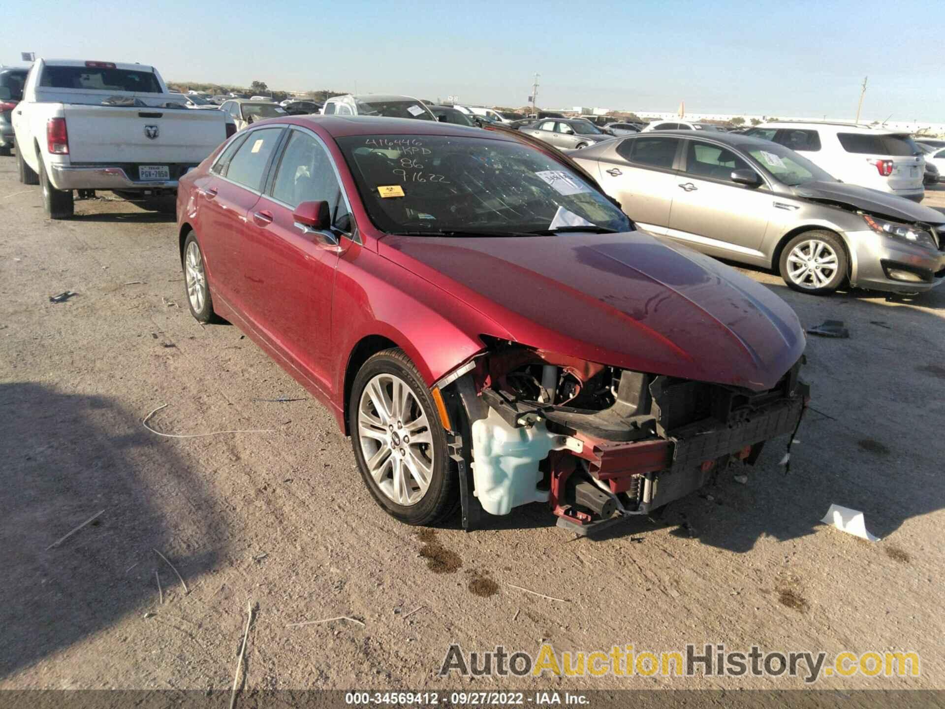 LINCOLN MKZ, 3LN6L2JKXGR611513