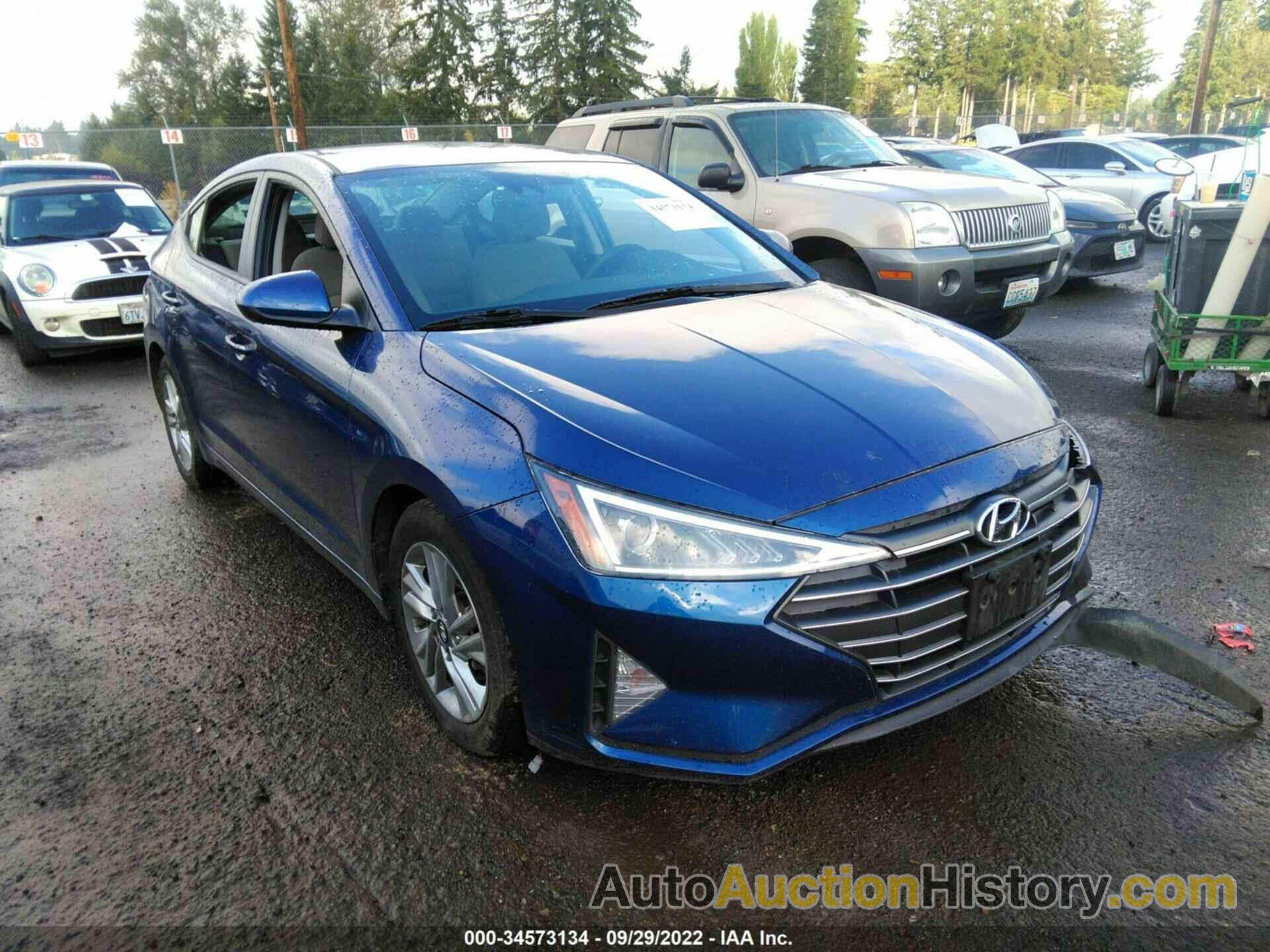 HYUNDAI ELANTRA SEL, 5NPD84LF8LH533030