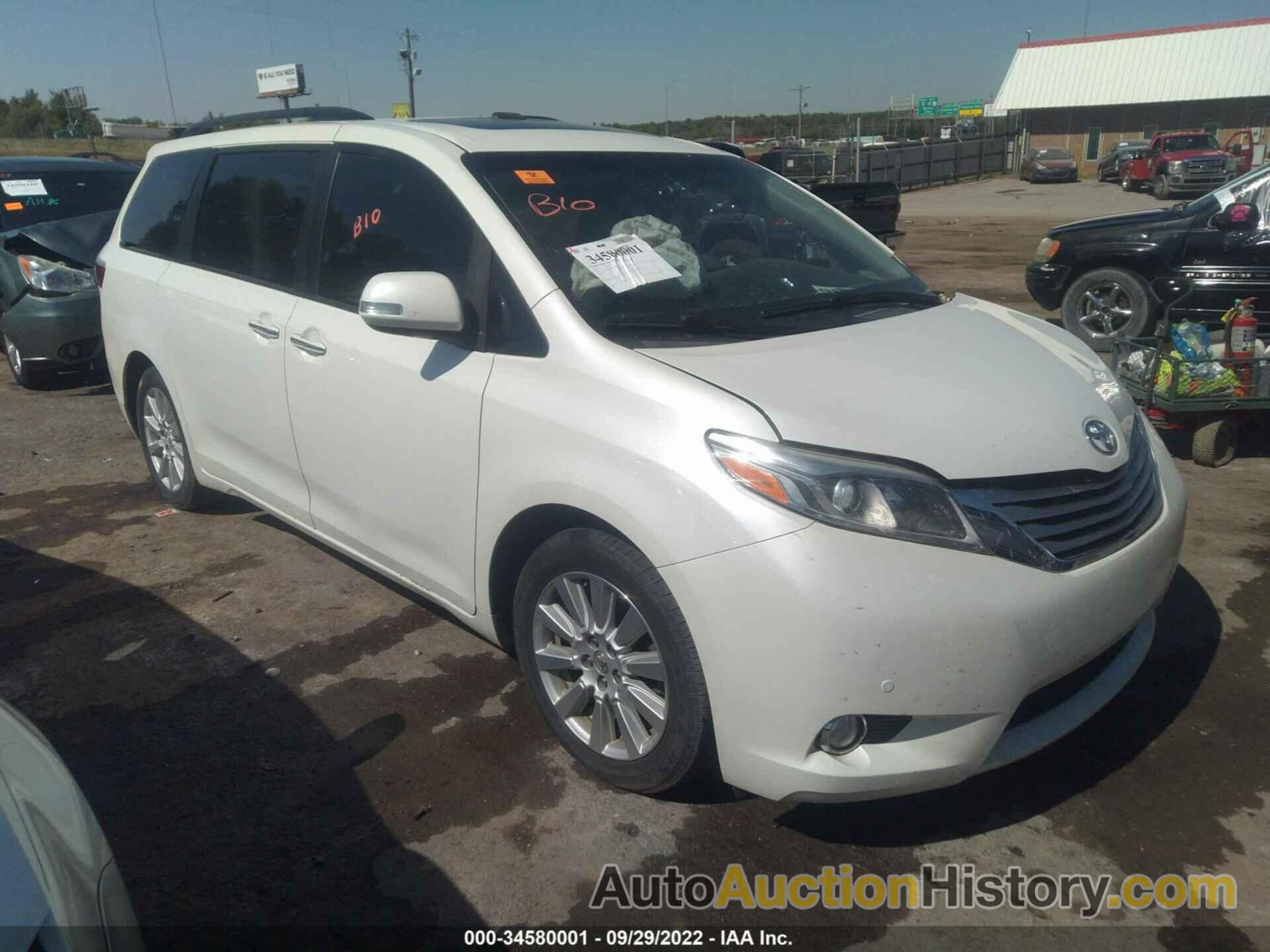 TOYOTA SIENNA LIMITED, 5TDYZ3DCXHS846689