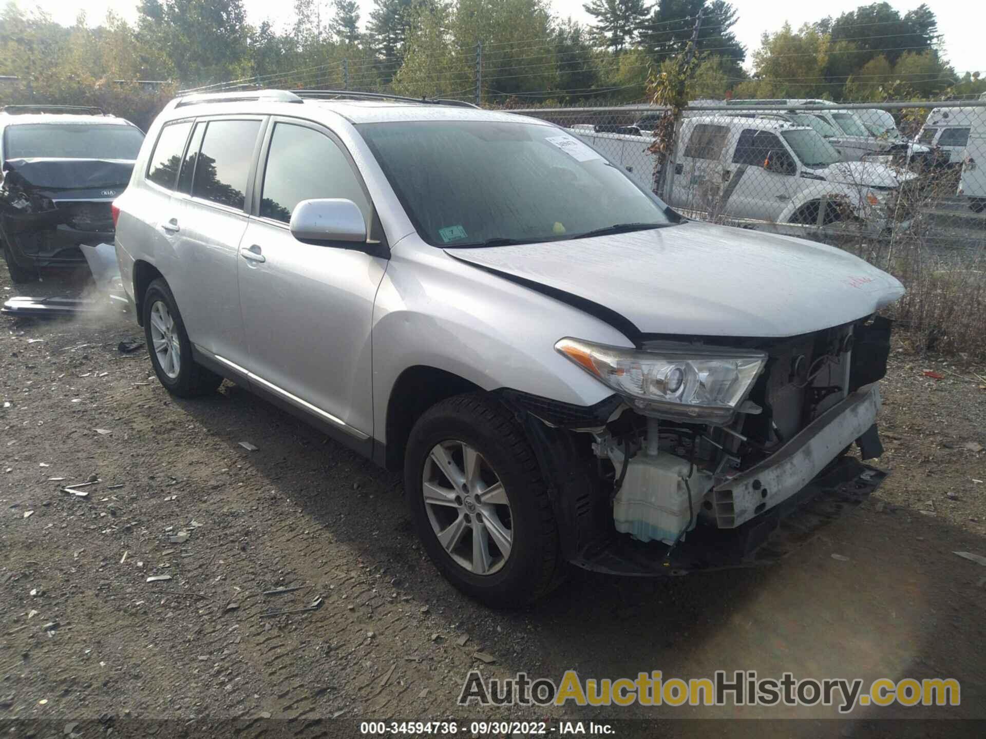 TOYOTA HIGHLANDER, 5TDBK3EH6CS121913