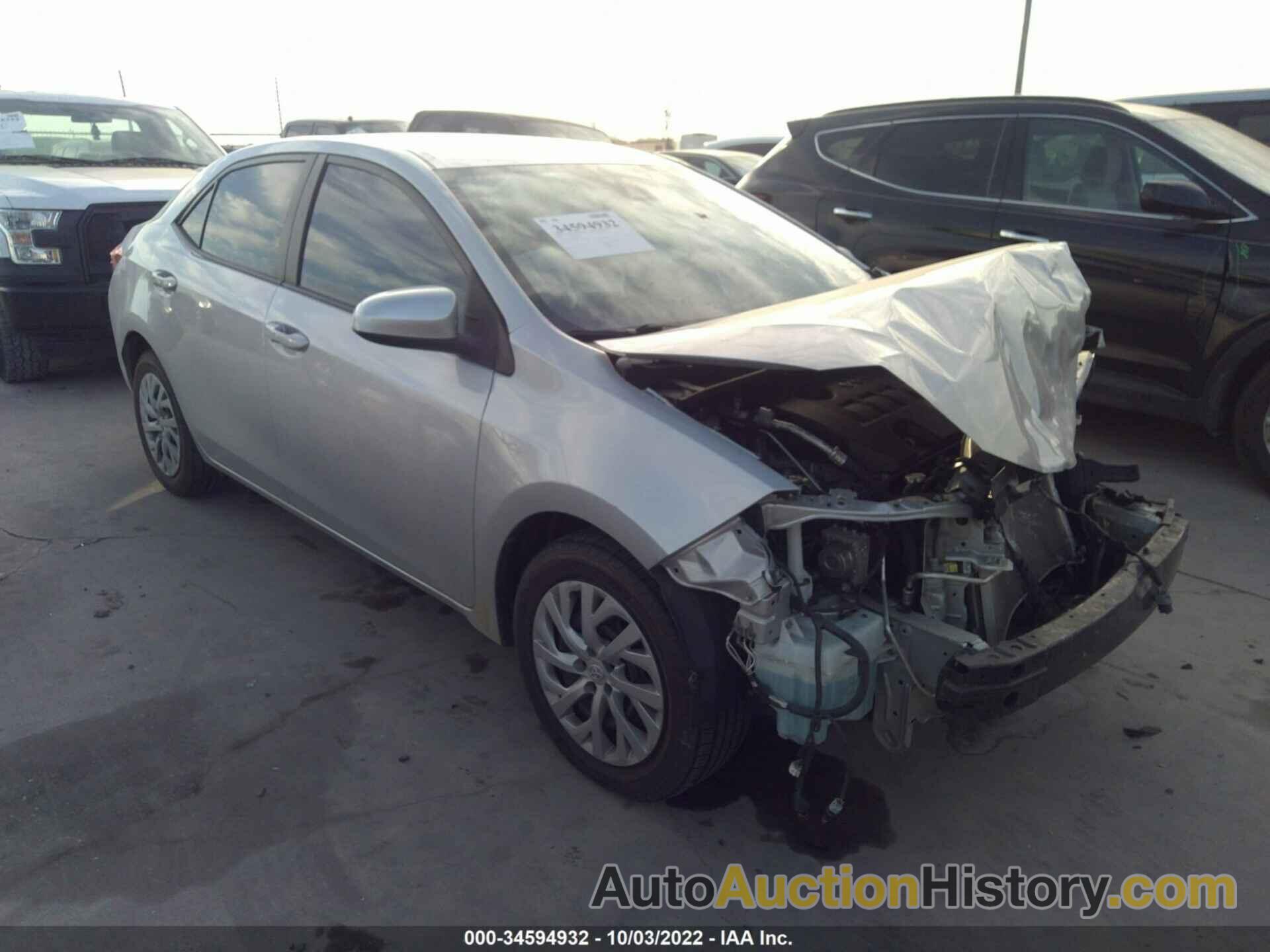 TOYOTA COROLLA L/LE/XLE/SE/XSE, 2T1BURHE9JC069312