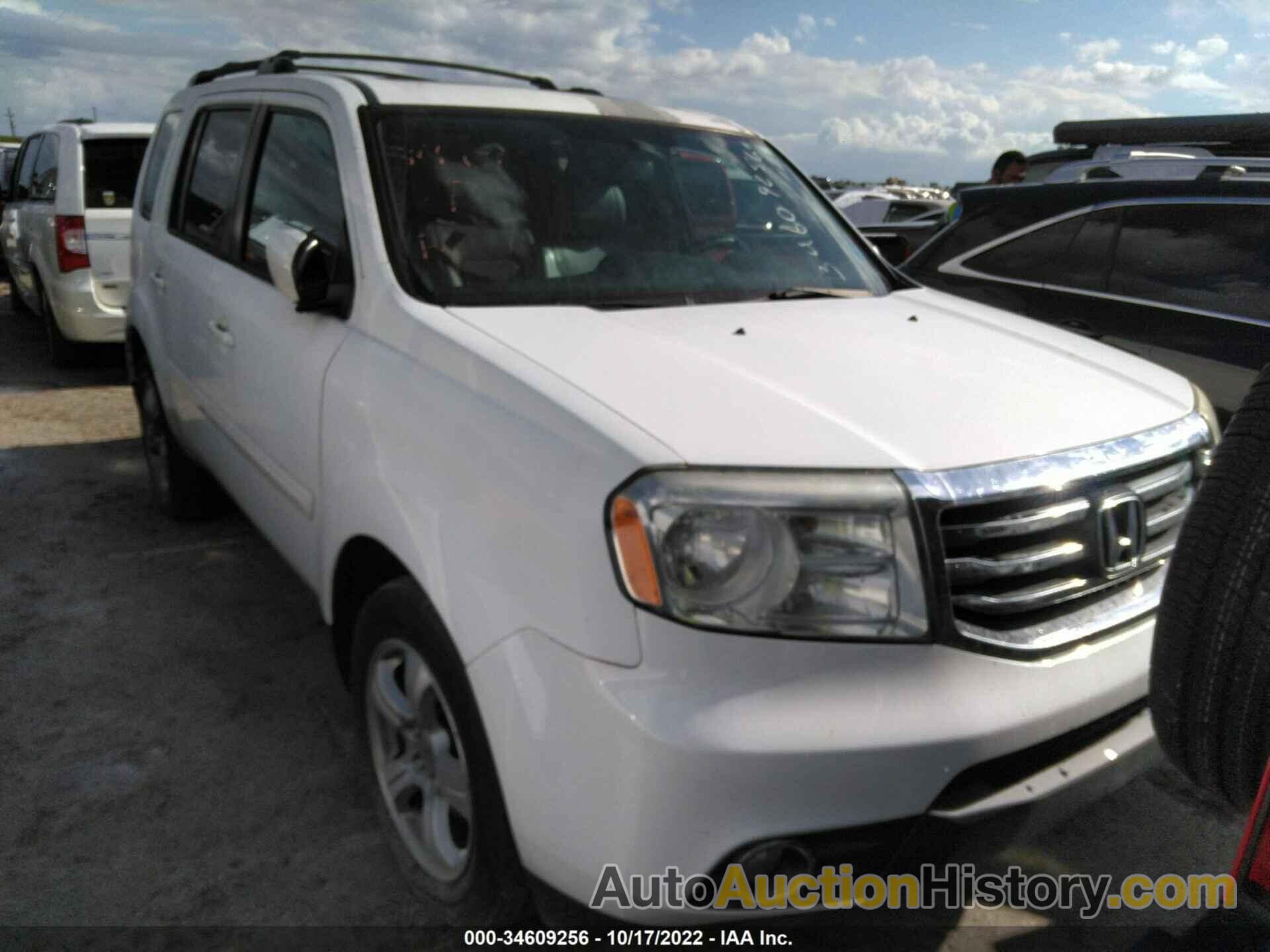 HONDA PILOT EX-L, 5FNYF3H71FB007196