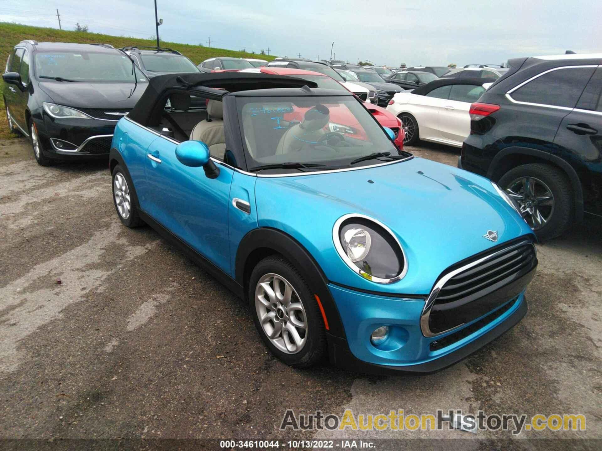 MINI CONVERTIBLE COOPER, WMWWG5C51K3H08656