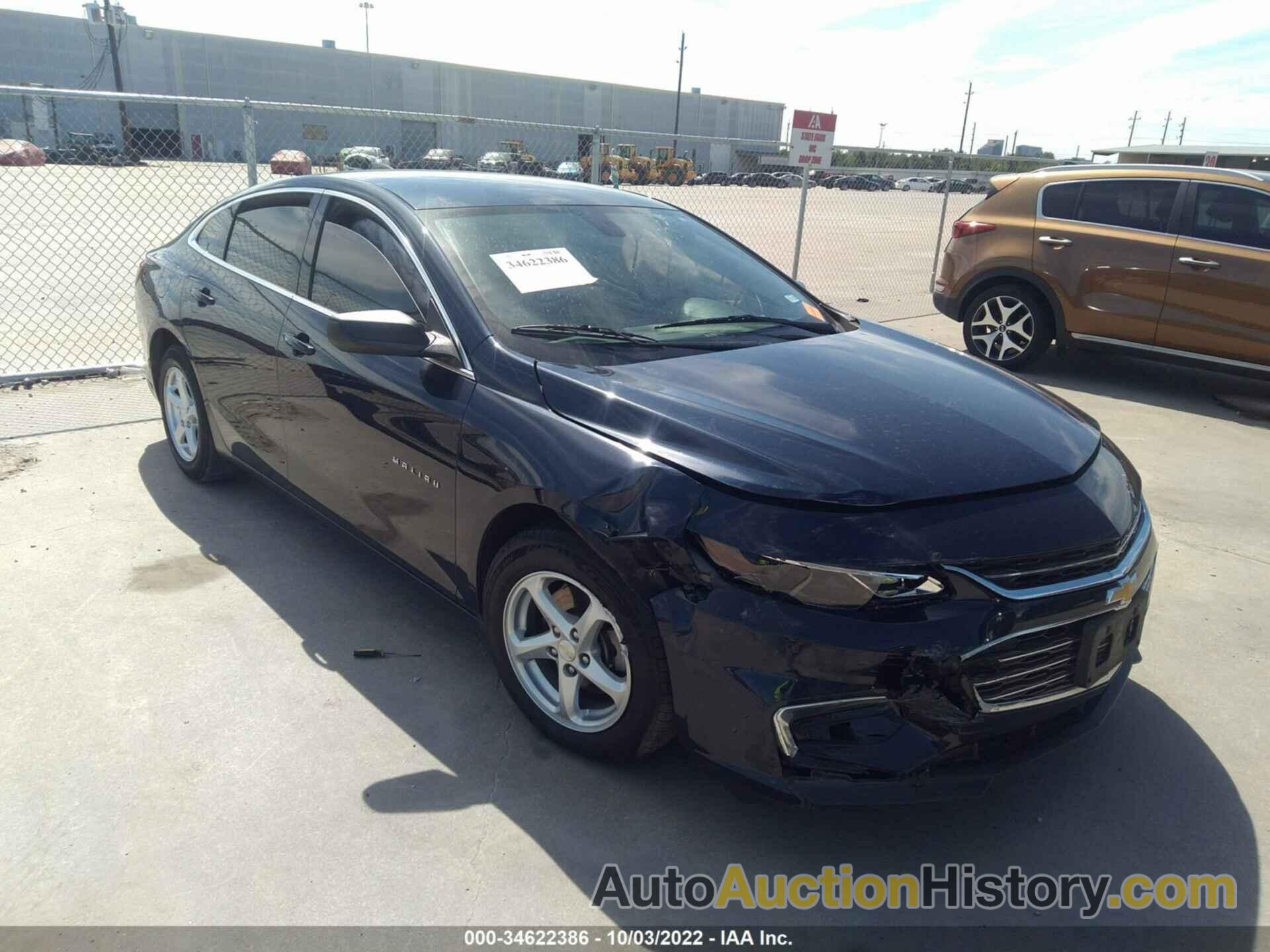 CHEVROLET MALIBU LS, 1G1ZB5ST9JF155367