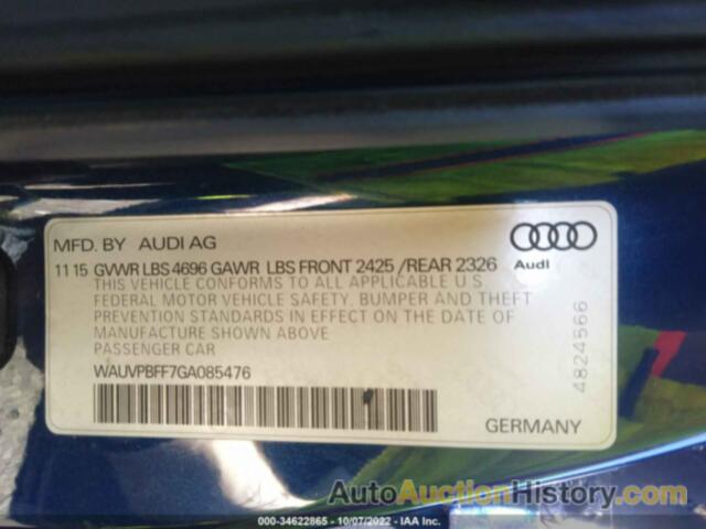 AUDI A3 E-TRON 1.4T PREMIUM, WAUVPBFF7GA085476