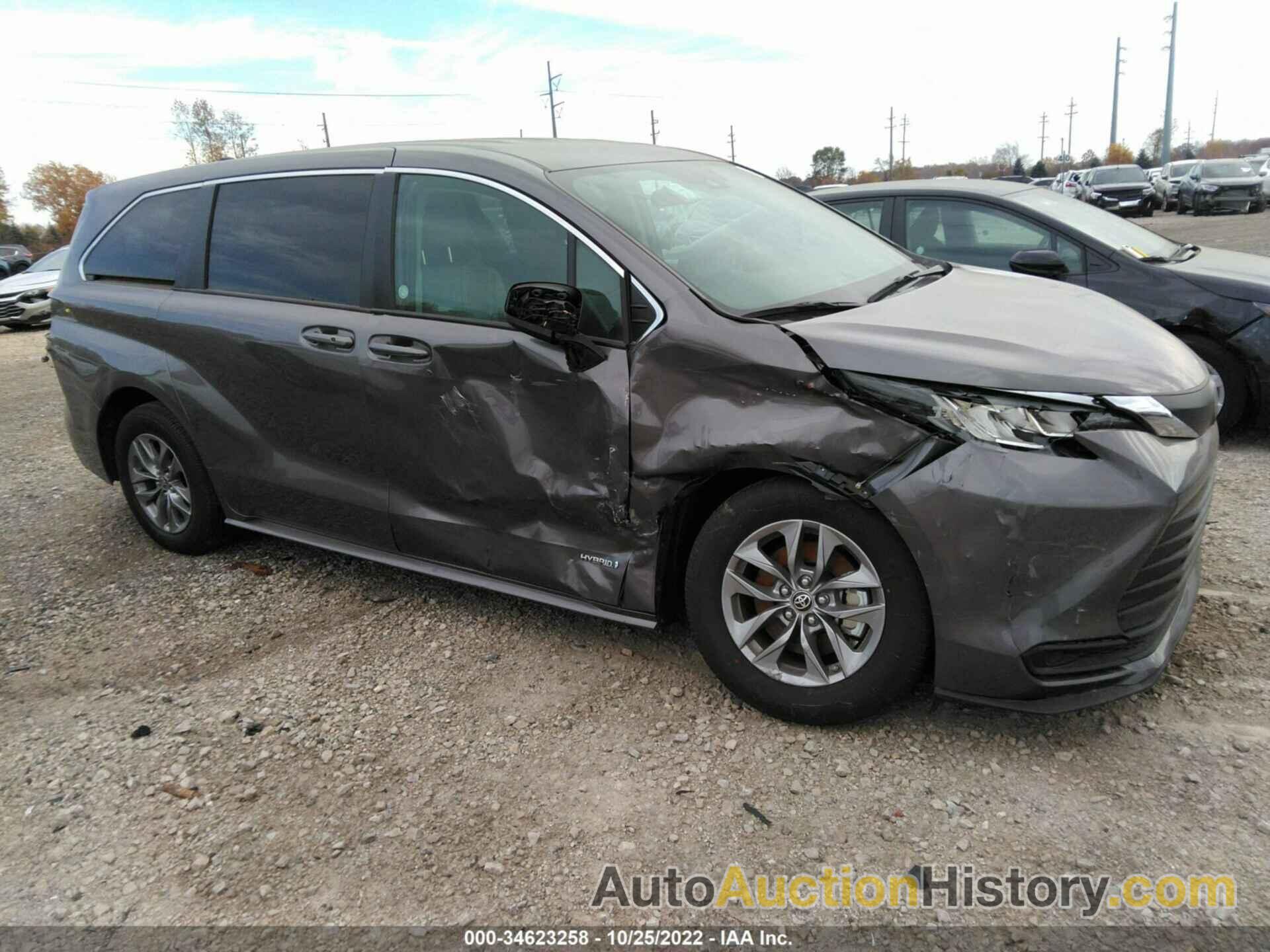 TOYOTA SIENNA LE, 5TDKRKEC6MS035318