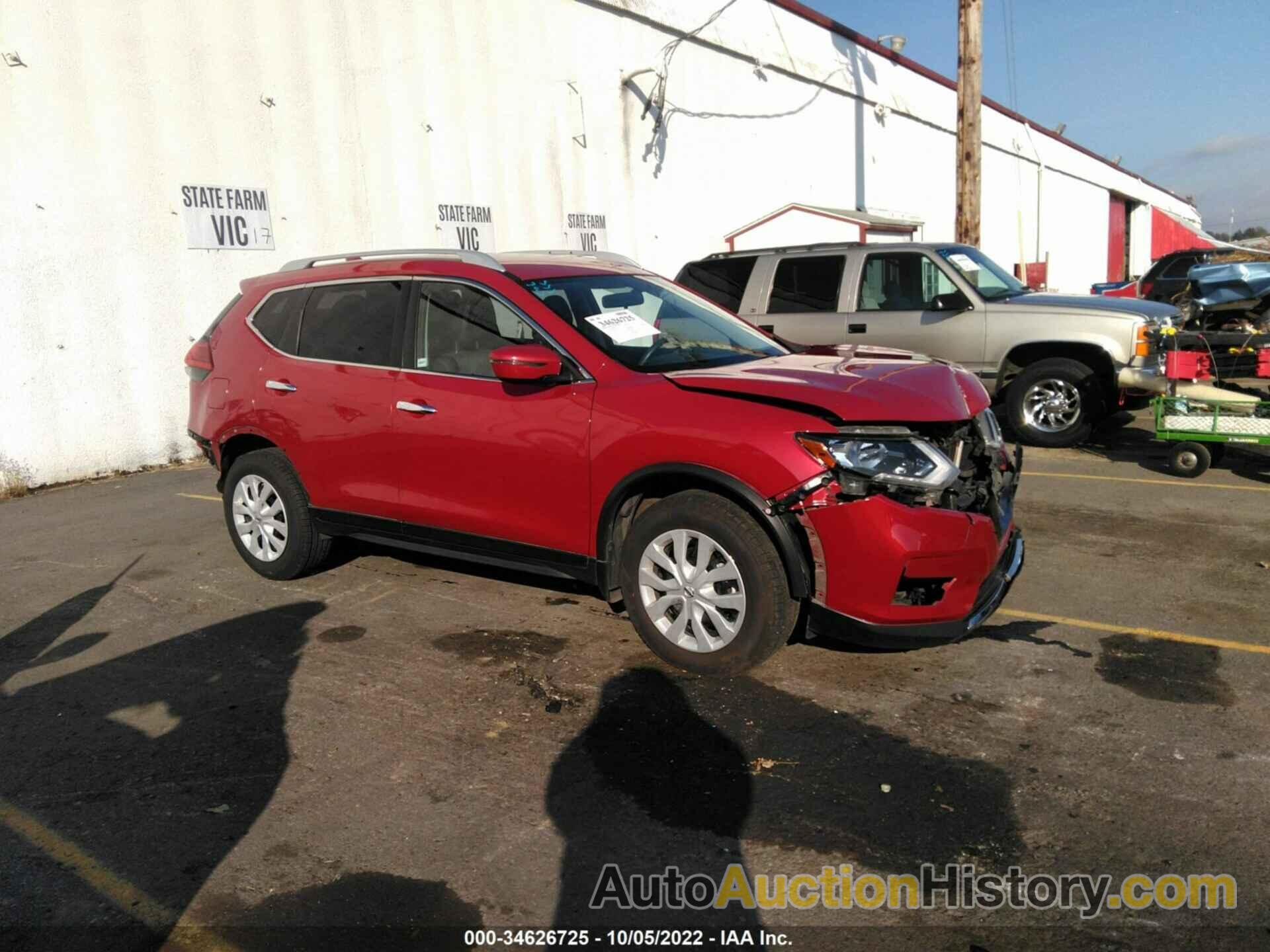 NISSAN ROGUE S, JN8AT2MV0HW266998