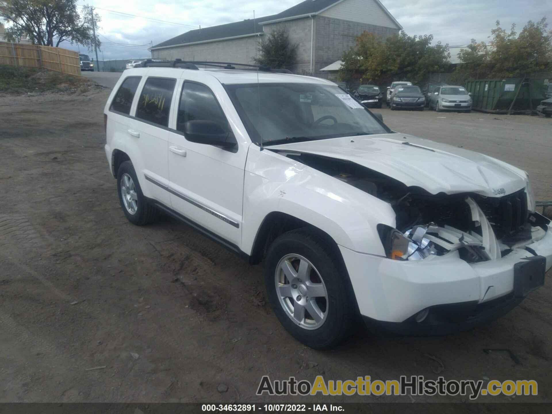 JEEP GRAND CHEROKEE LAREDO, 1J4PR4GK3AC118380