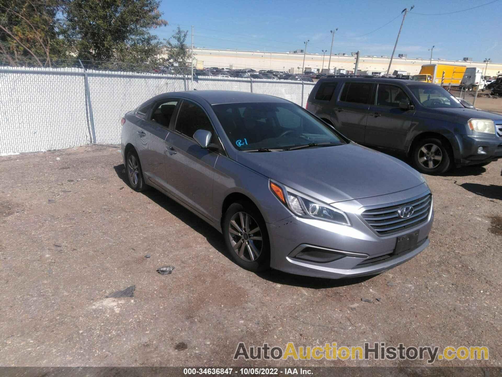 HYUNDAI SONATA 2.4L SE, 5NPE24AF3GH387831